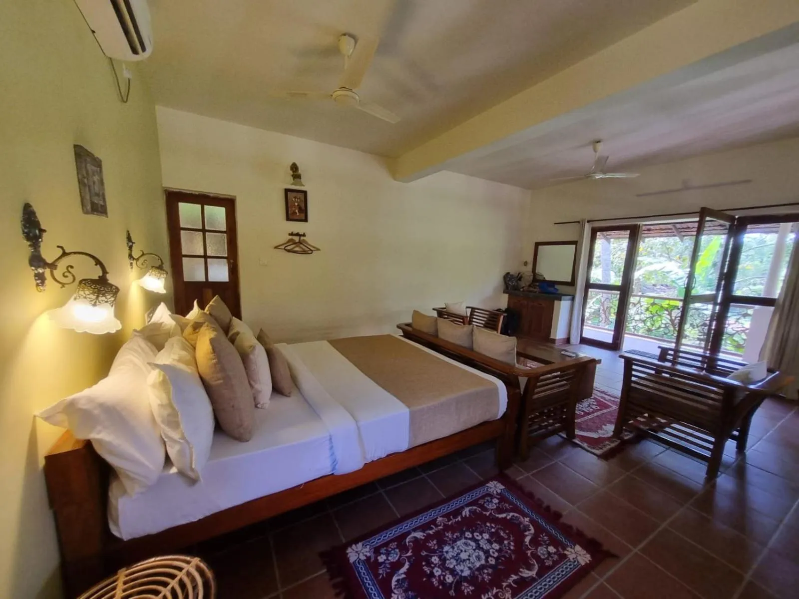Bedroom, Bed in Mandaram villas