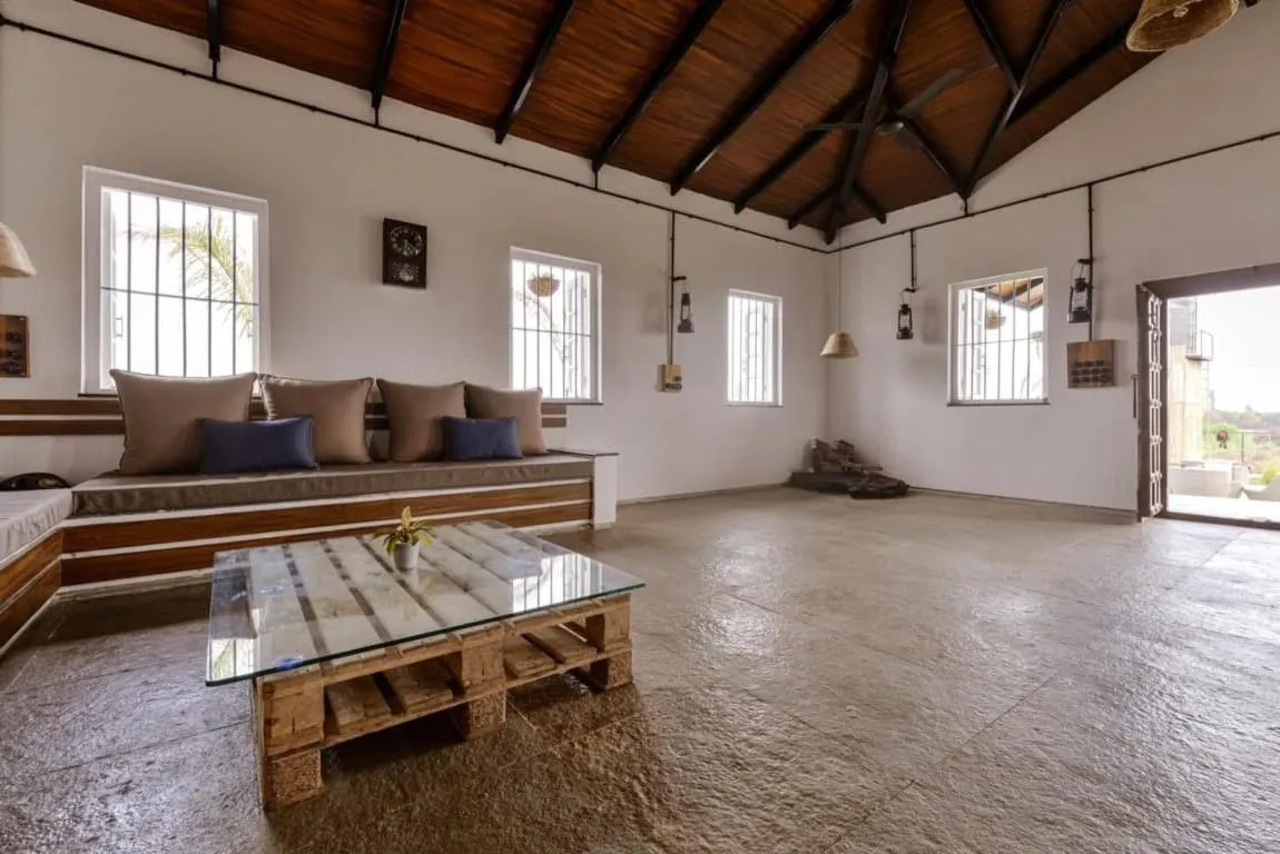 Living room in THE EARTH FARM