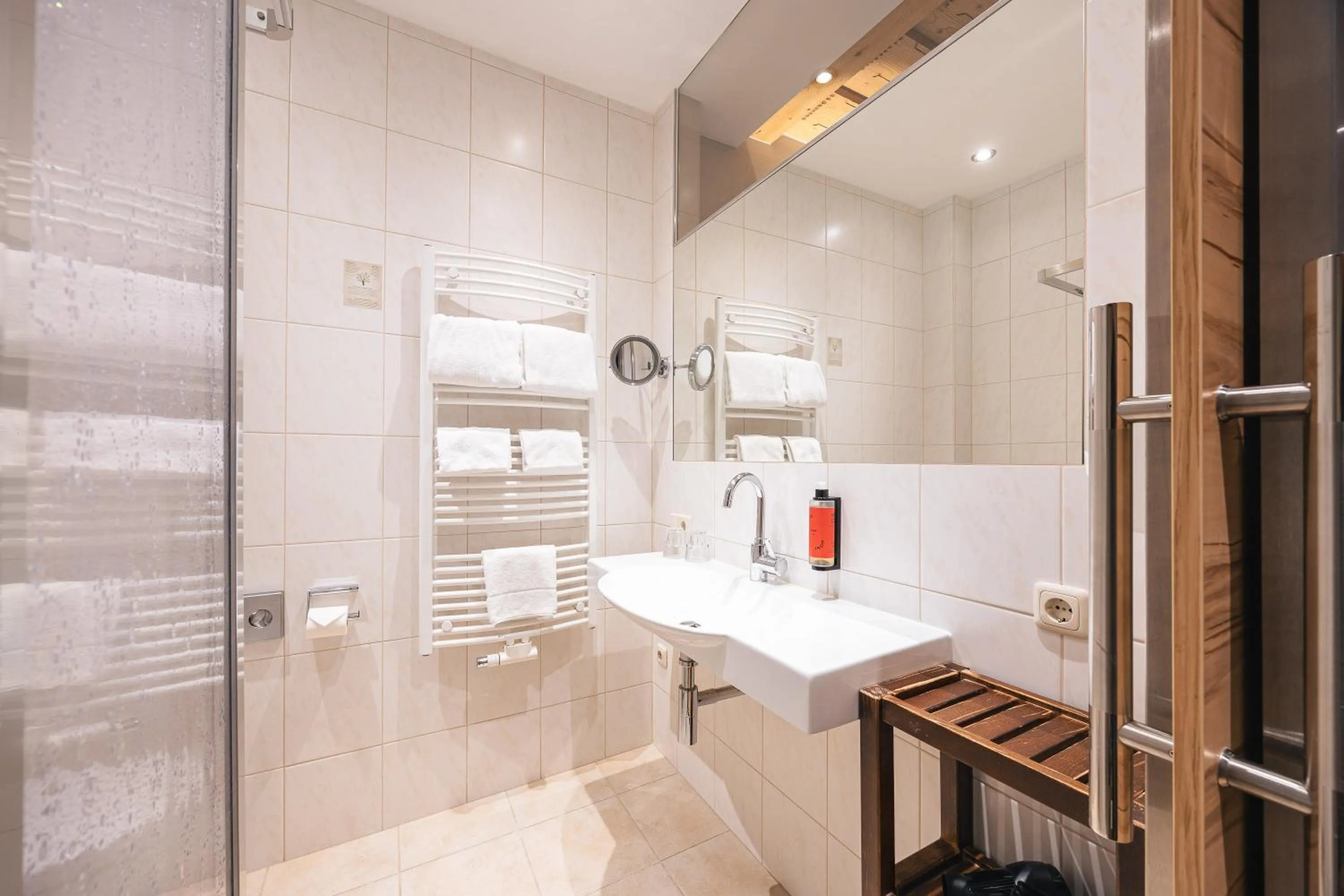 Bathroom in Upside Down Town Hotel-Neue Post