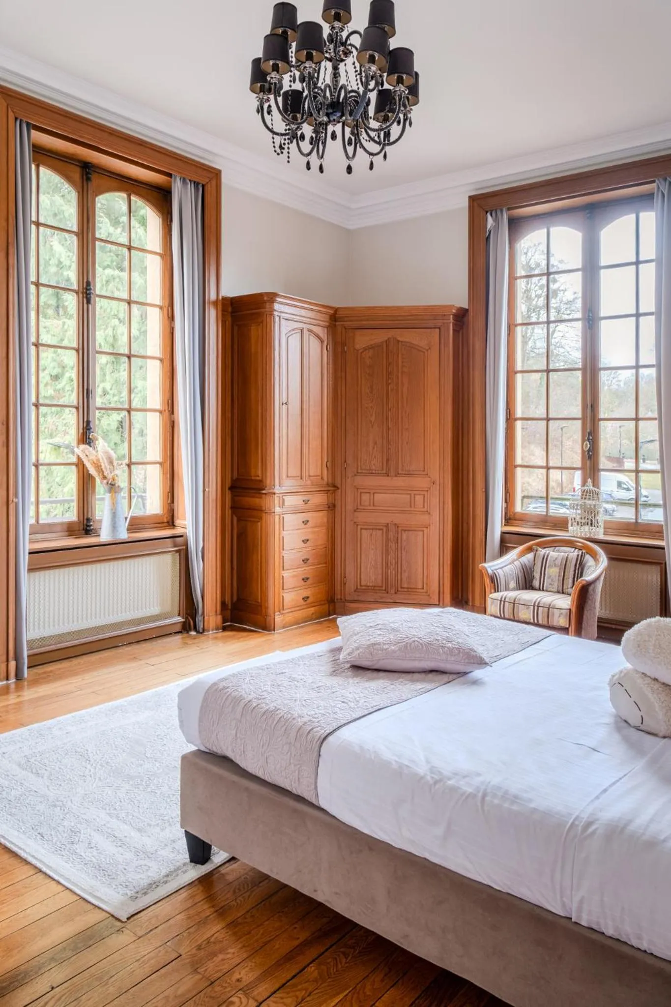 Bedroom, Bed in Hotel Ô Château
