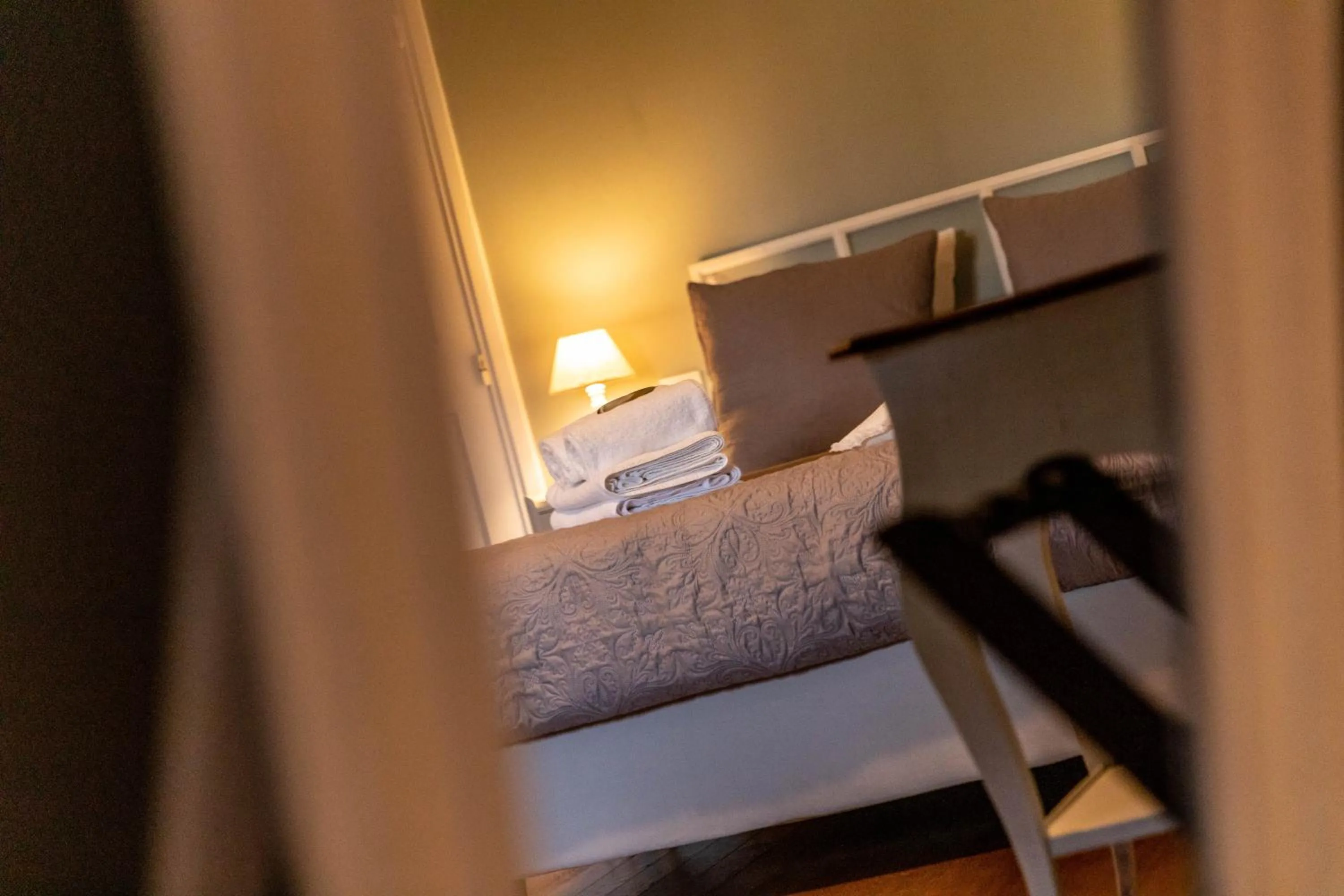 Bed in Hotel Ô Château