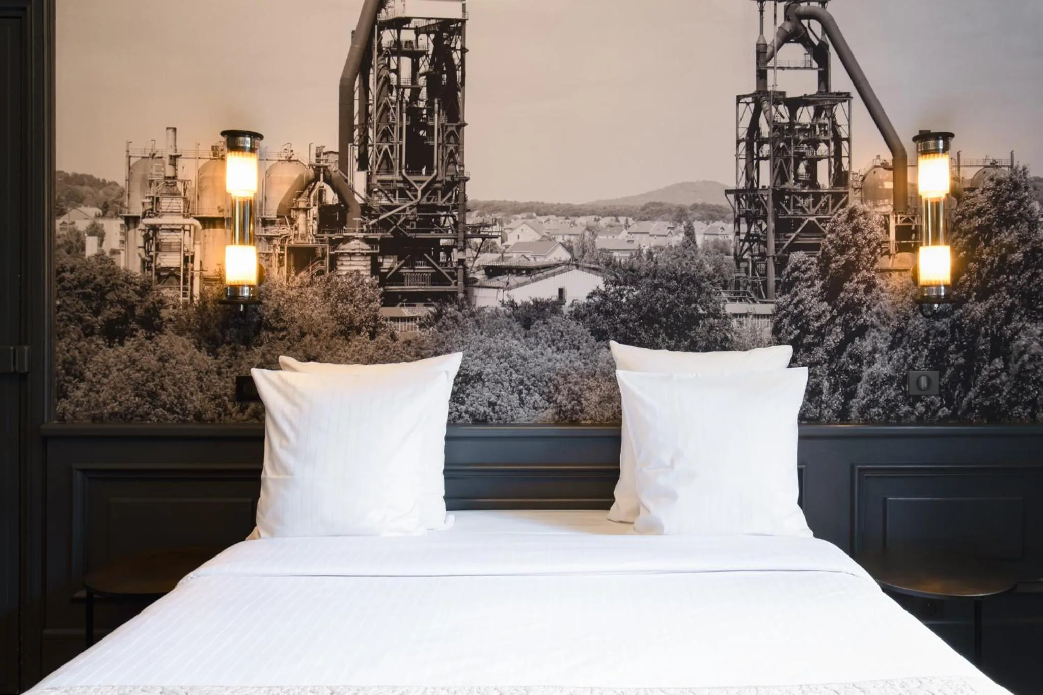 Bed in Hotel Ô Château