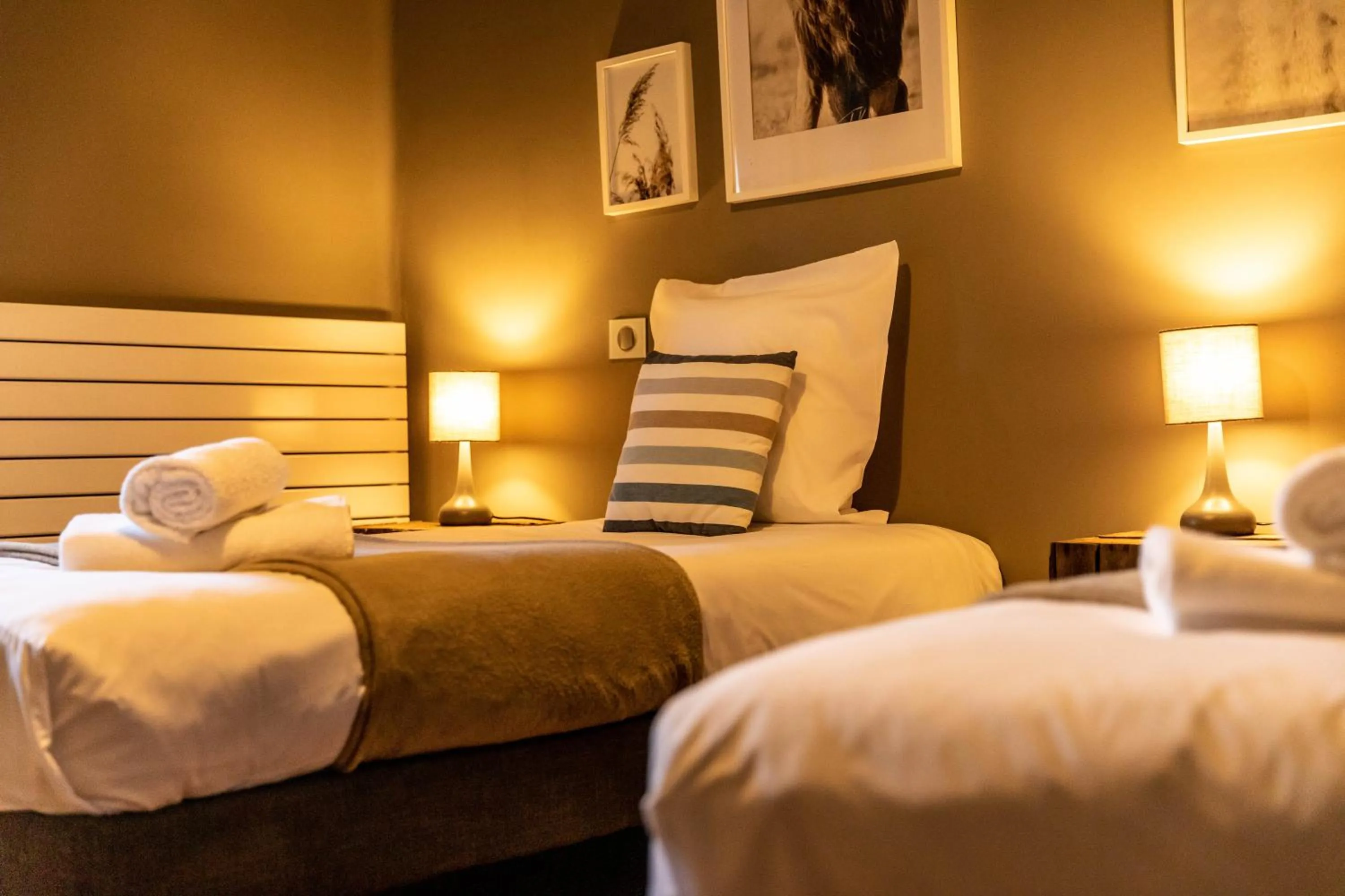 Bed in Hotel Ô Château