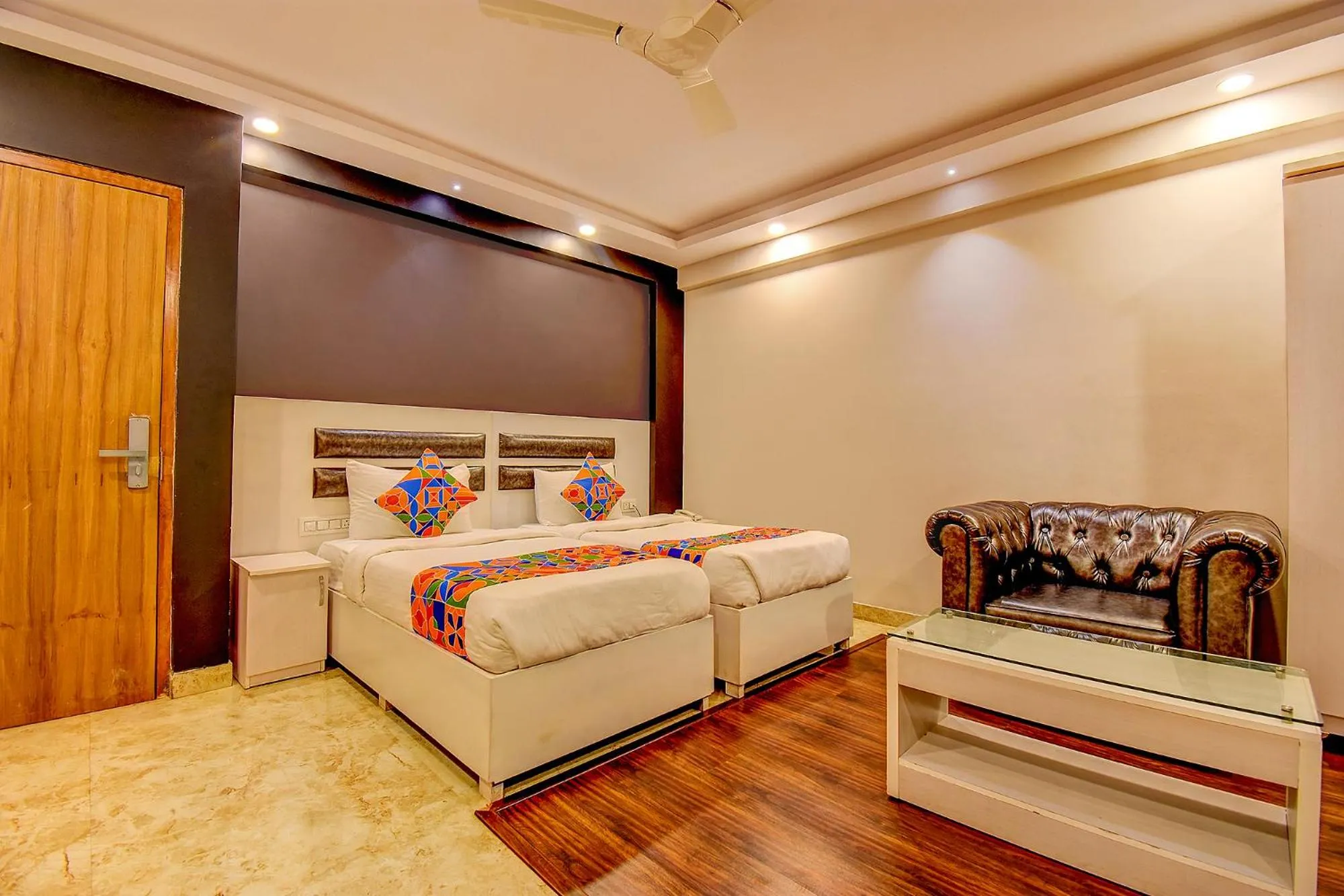 Bed in FabHotel Cozzy Inn - Tilak Nagar Main Road, Jayanagar