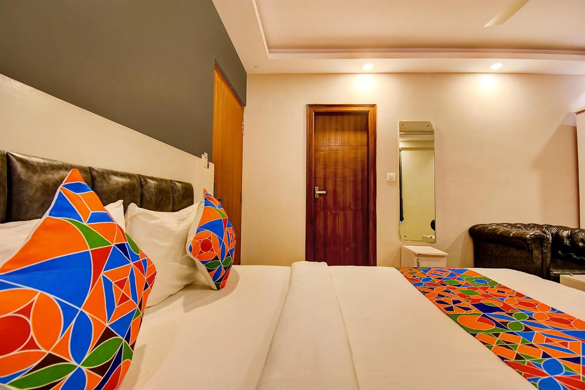 Bed in FabHotel Cozzy Inn - Tilak Nagar Main Road, Jayanagar