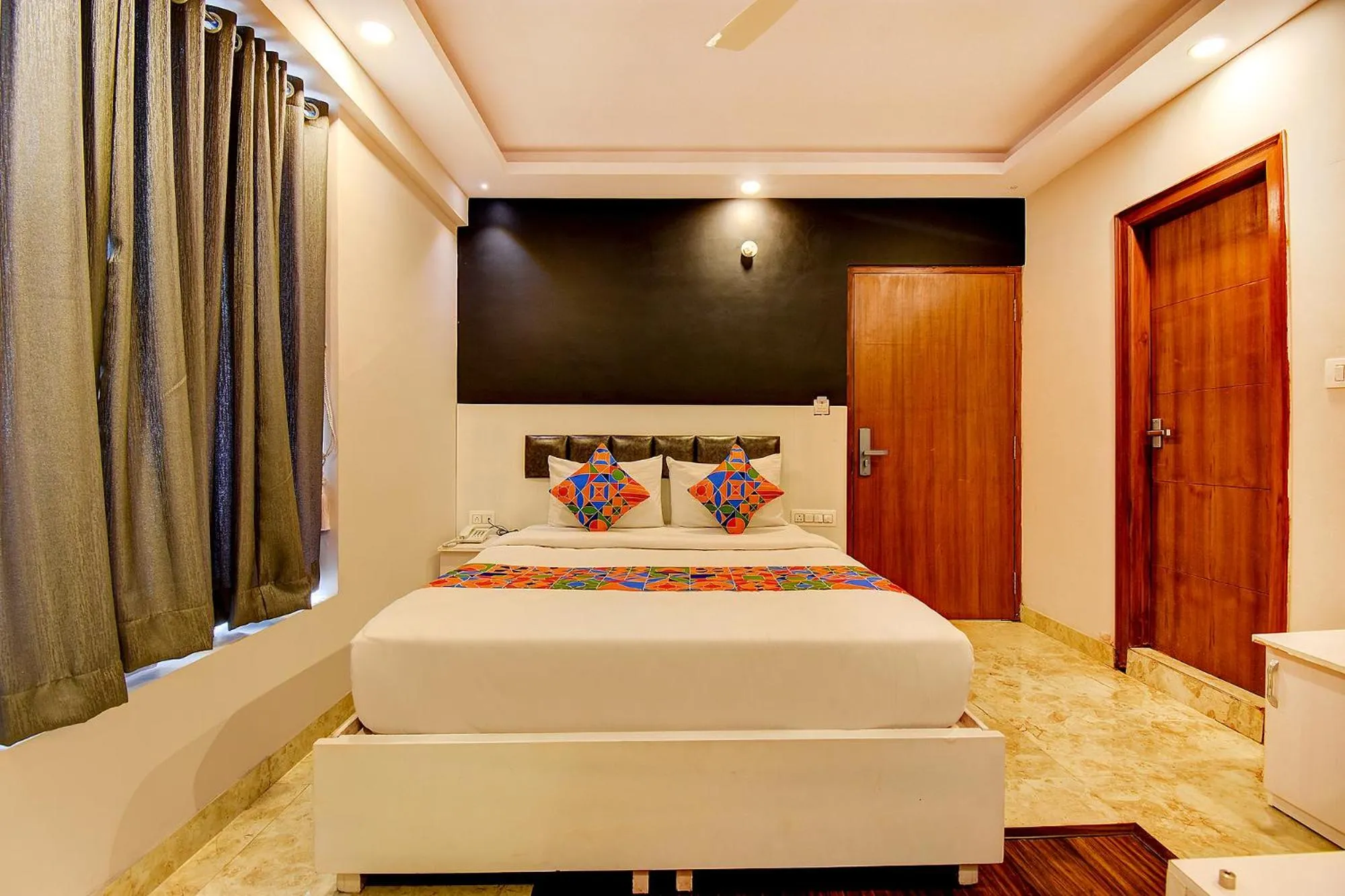 Bed in FabHotel Cozzy Inn - Tilak Nagar Main Road, Jayanagar