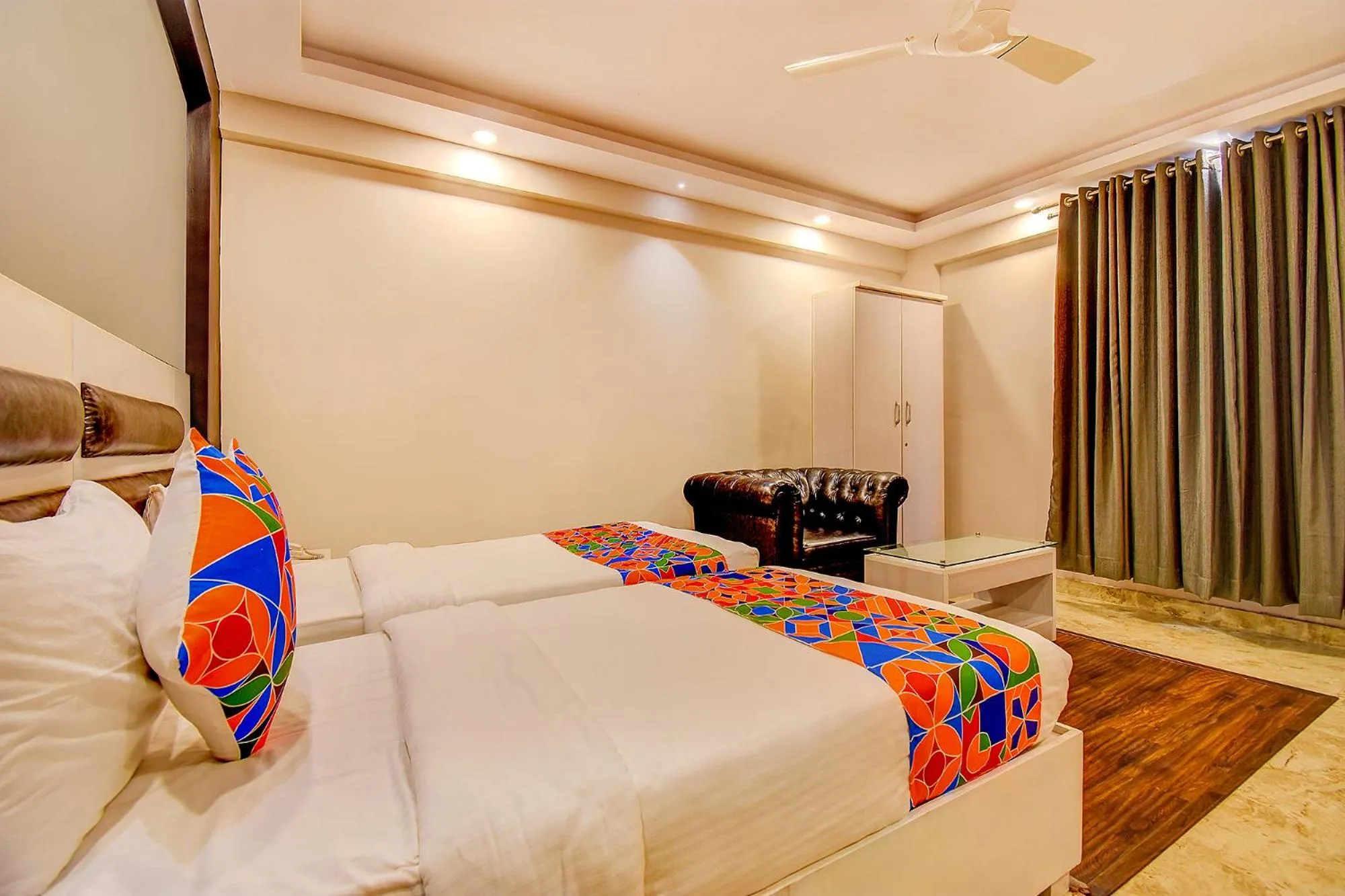 Bed in FabHotel Cozzy Inn - Tilak Nagar Main Road, Jayanagar