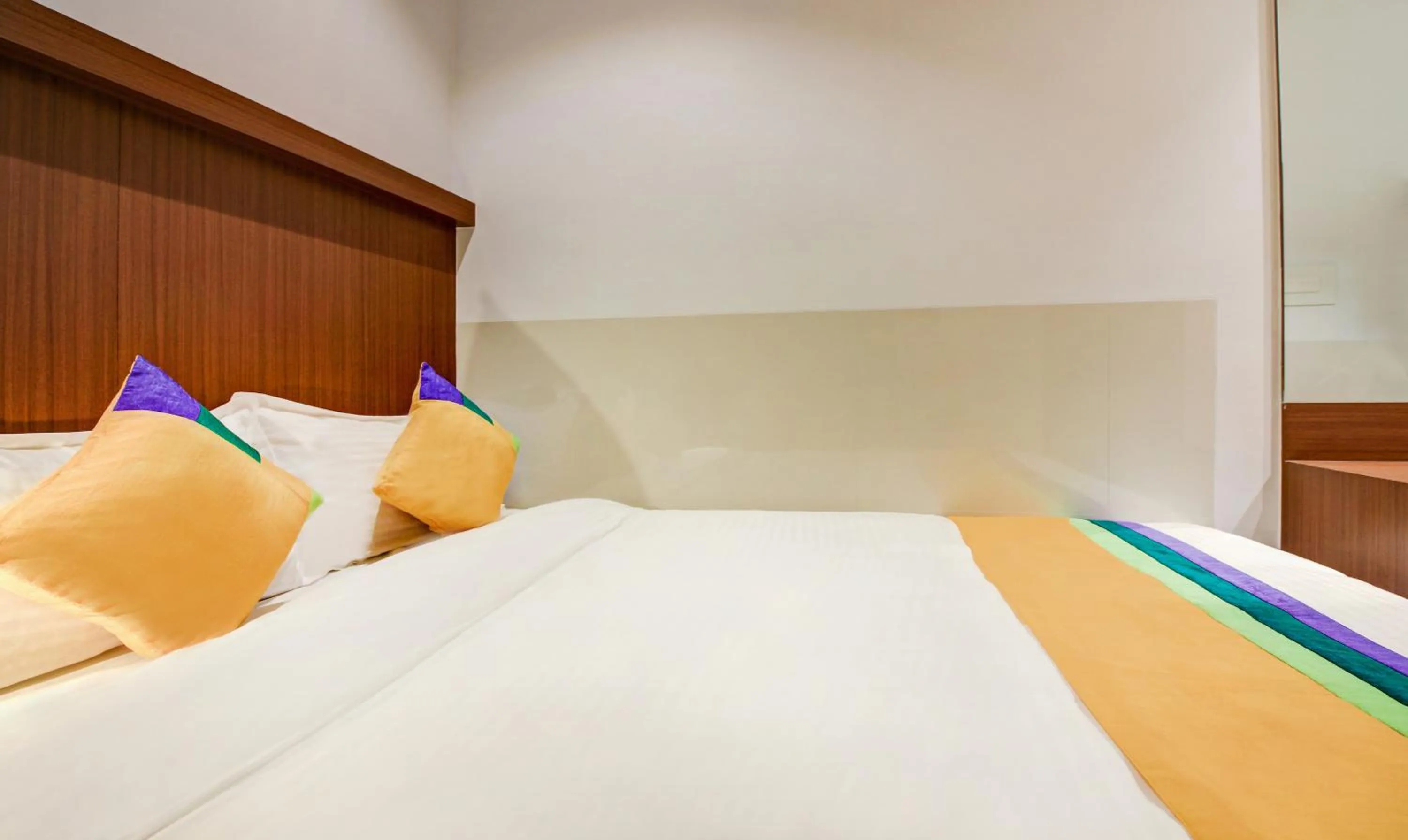 Bed in Hotel Aarush Inn