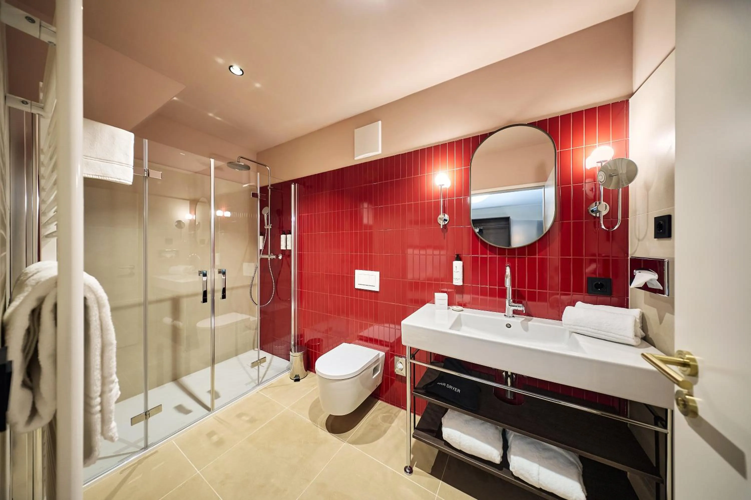 Shower in Hotel Palais Mailberger Hof