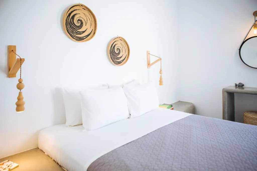 Bed in Aetheria Villas