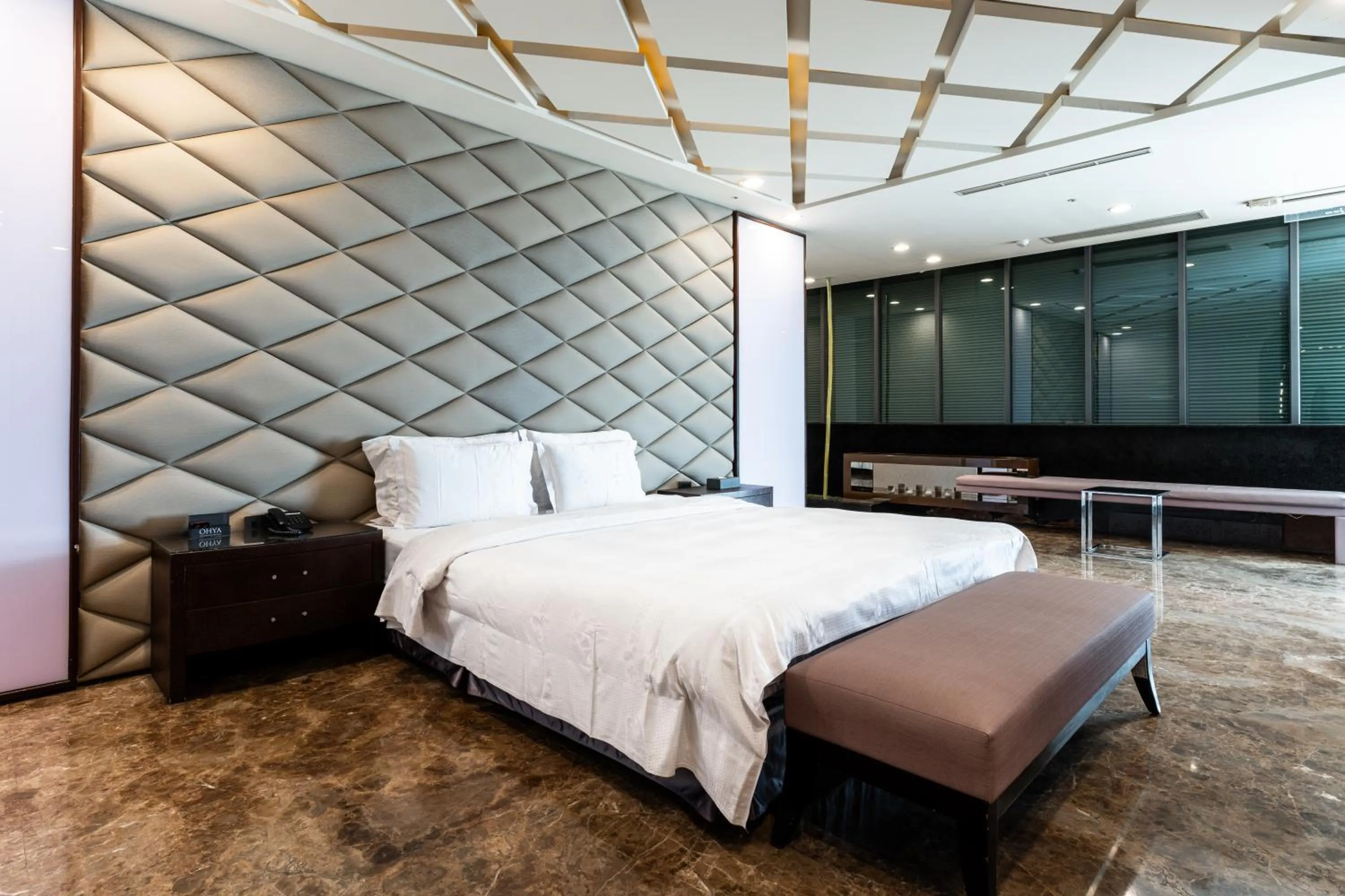 Bed in OHYA Chain Boutique Motel Taoyuan