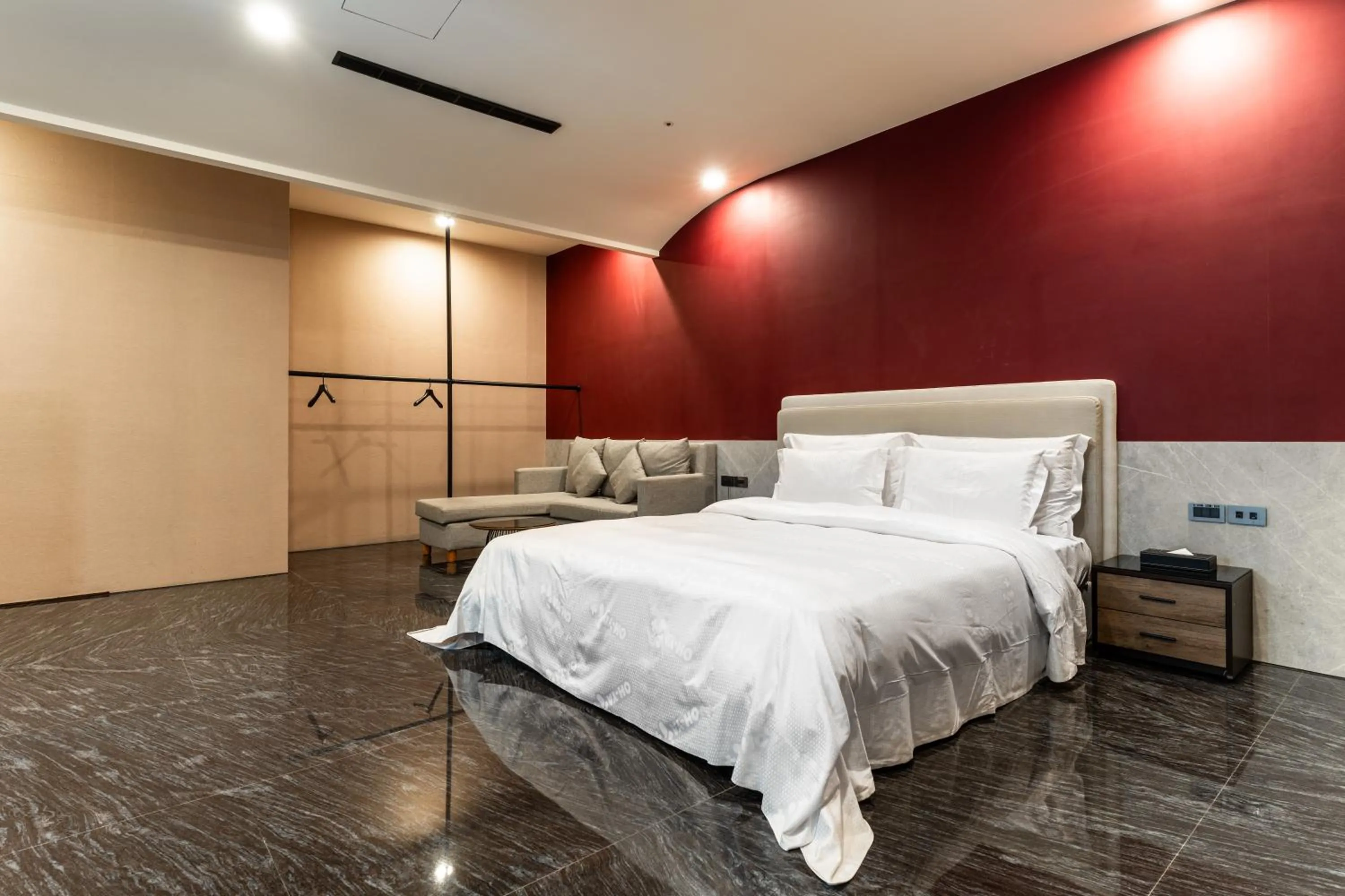 Bed in OHYA Chain Boutique Motel Taoyuan