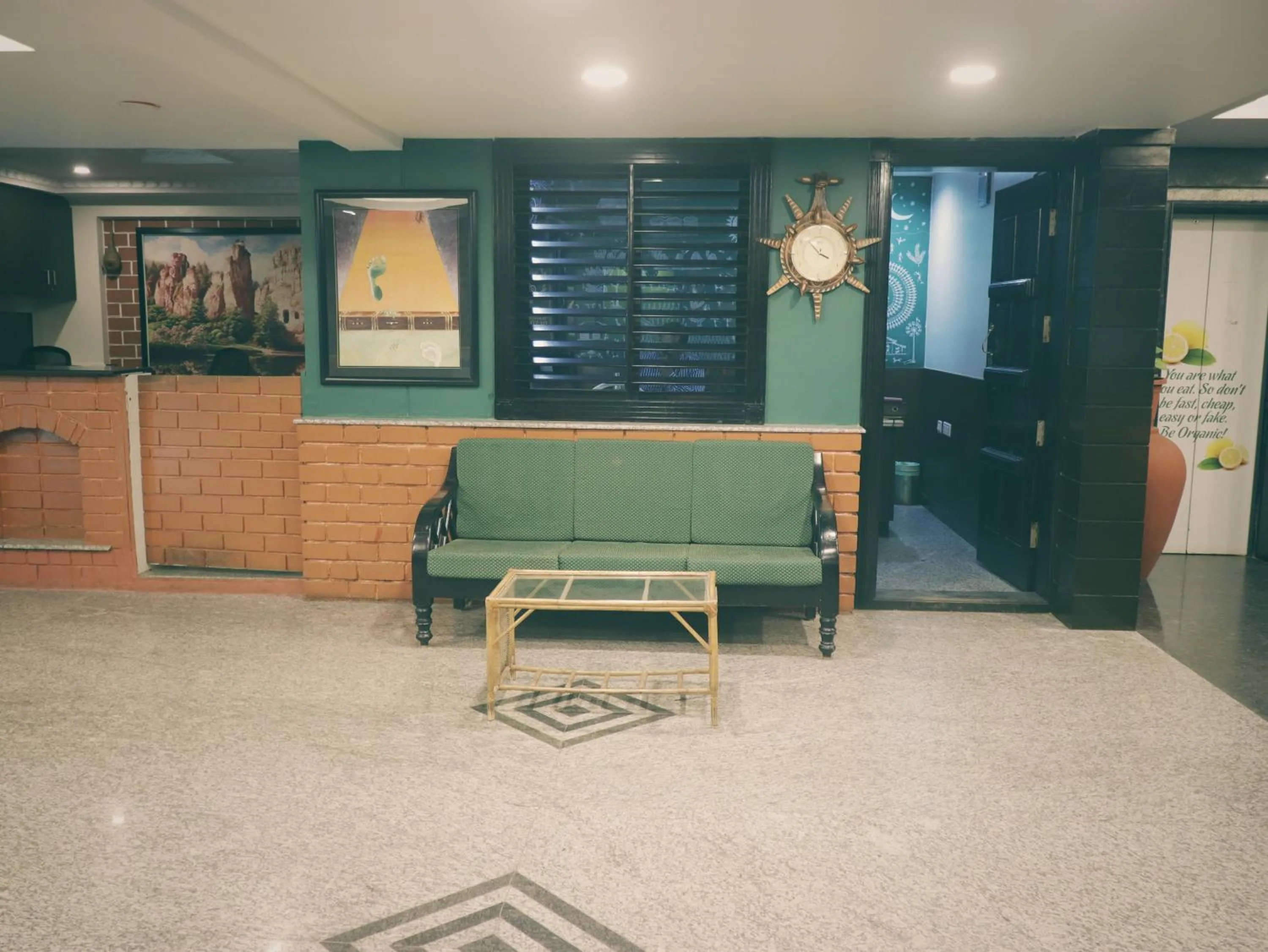 Lobby or reception in The Green Path Eco Hotel