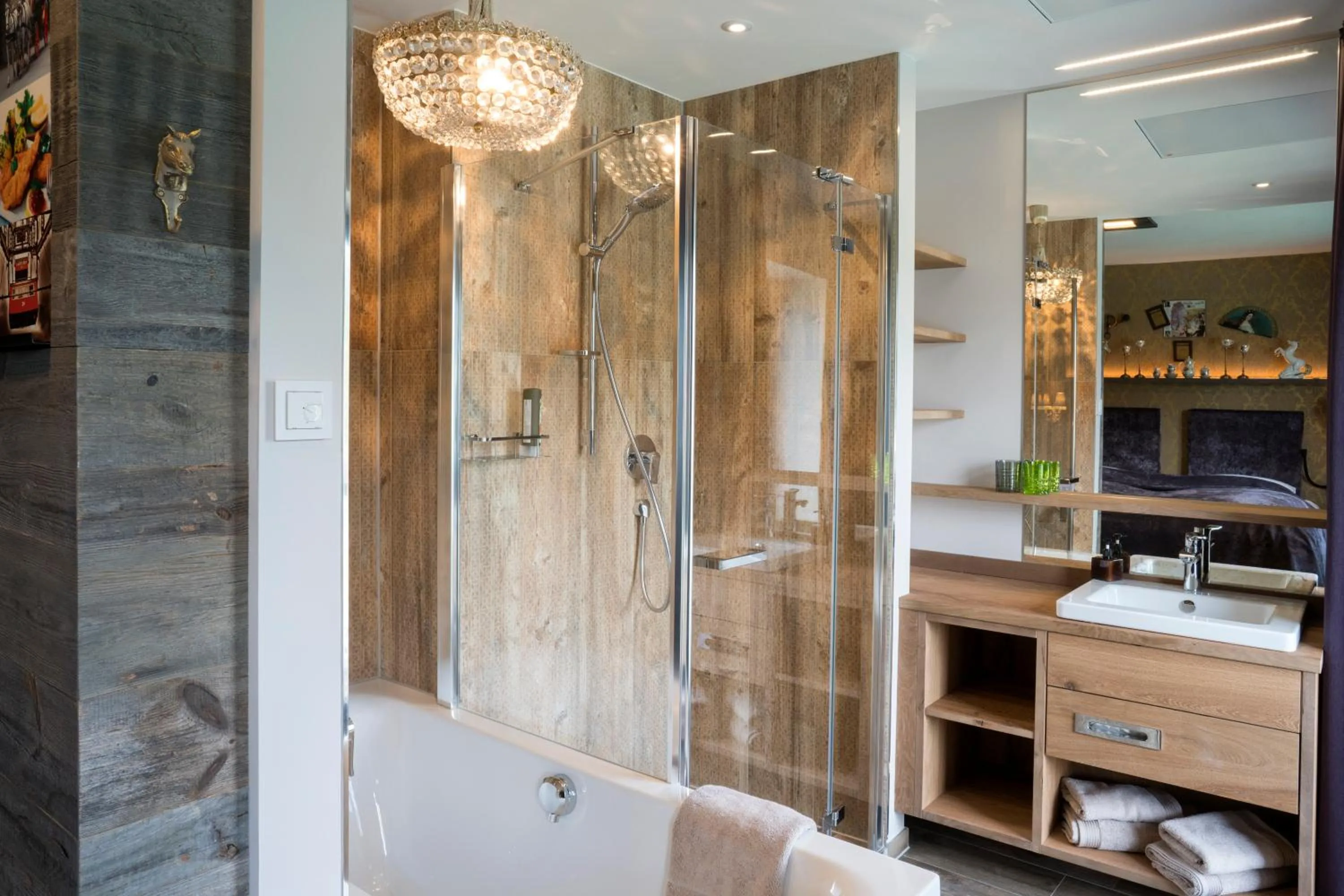 Bathroom in Boutique Hotel im Auracher Löchl