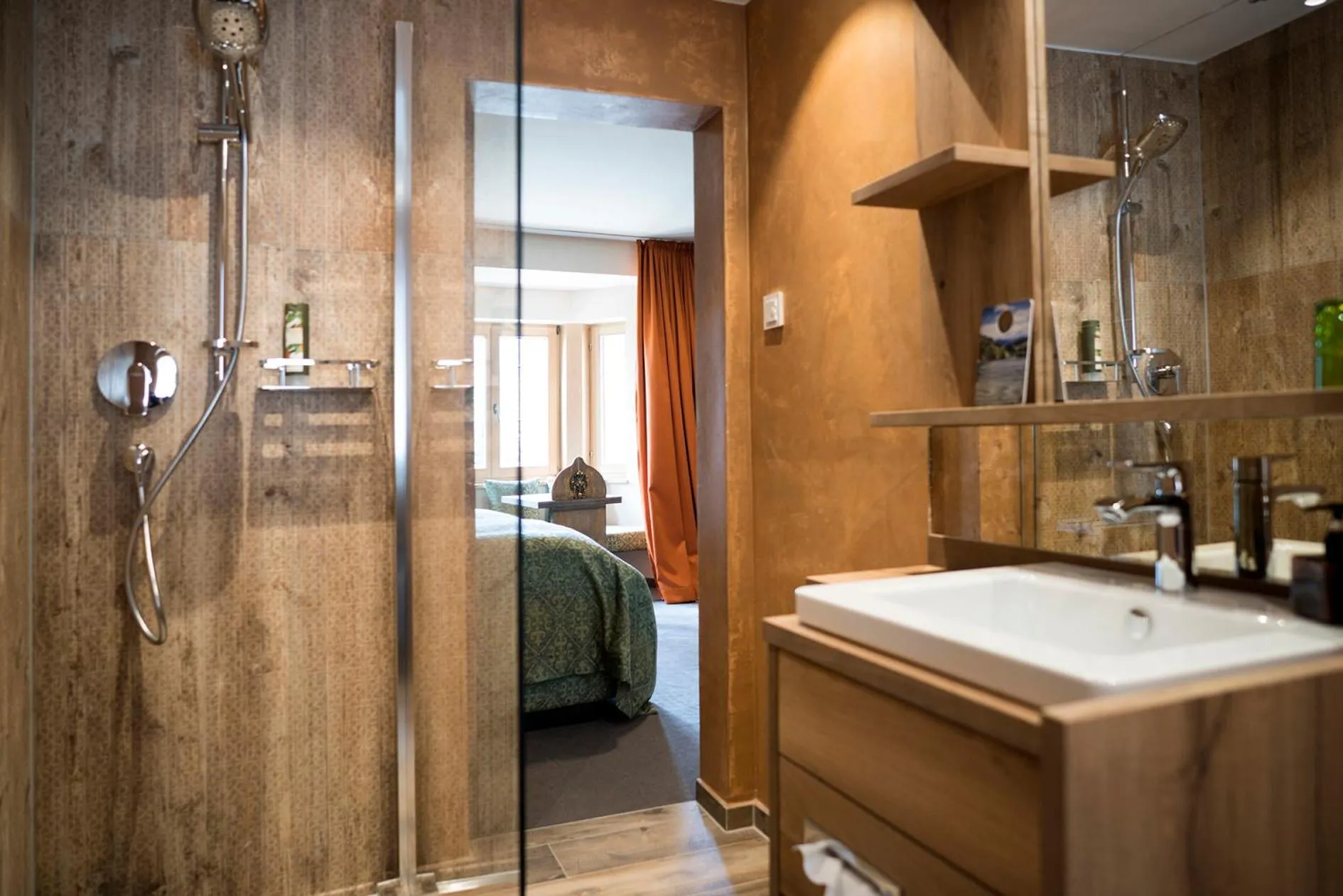 Bathroom in Boutique Hotel im Auracher Löchl