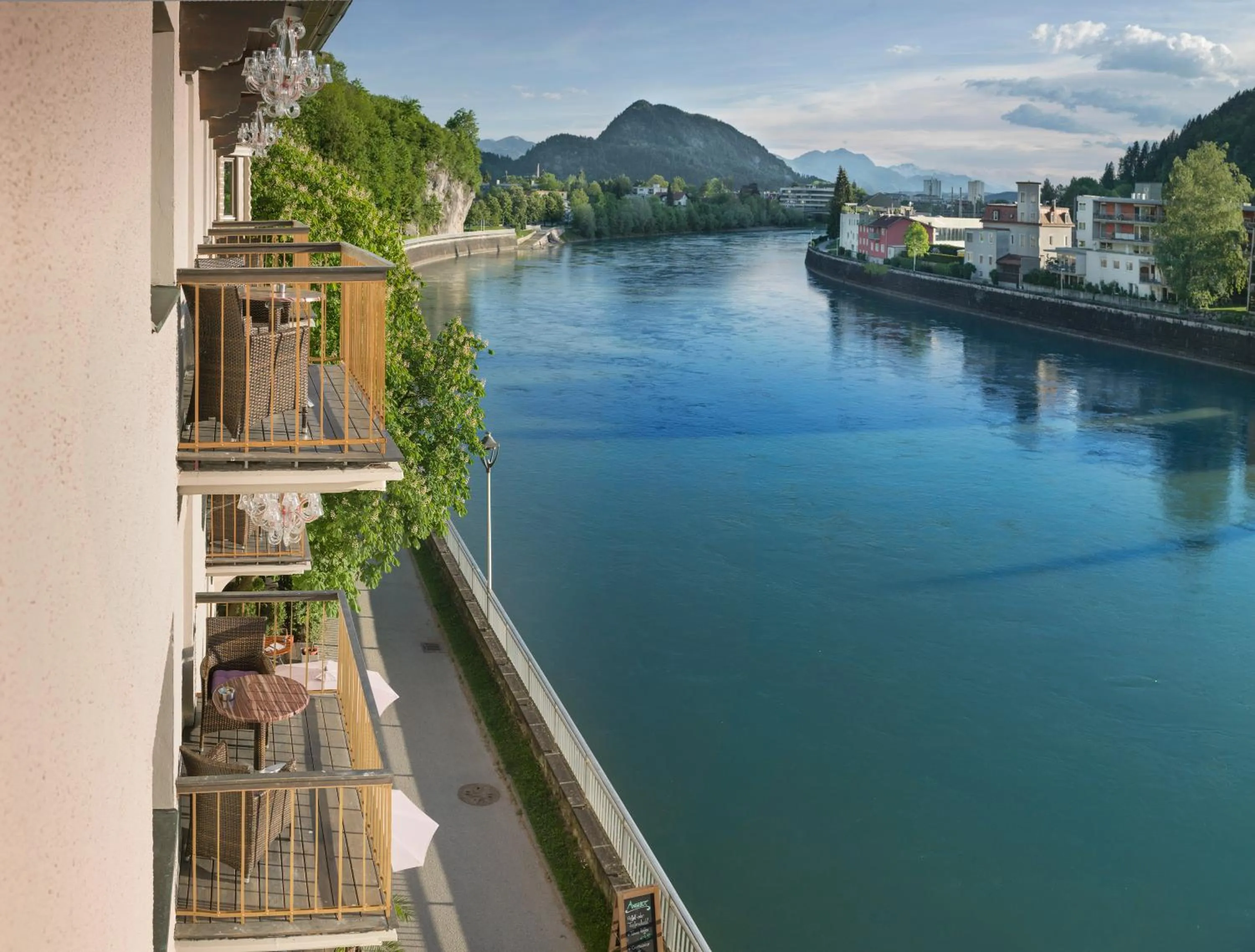 View (from property/room) in Boutique Hotel im Auracher Löchl