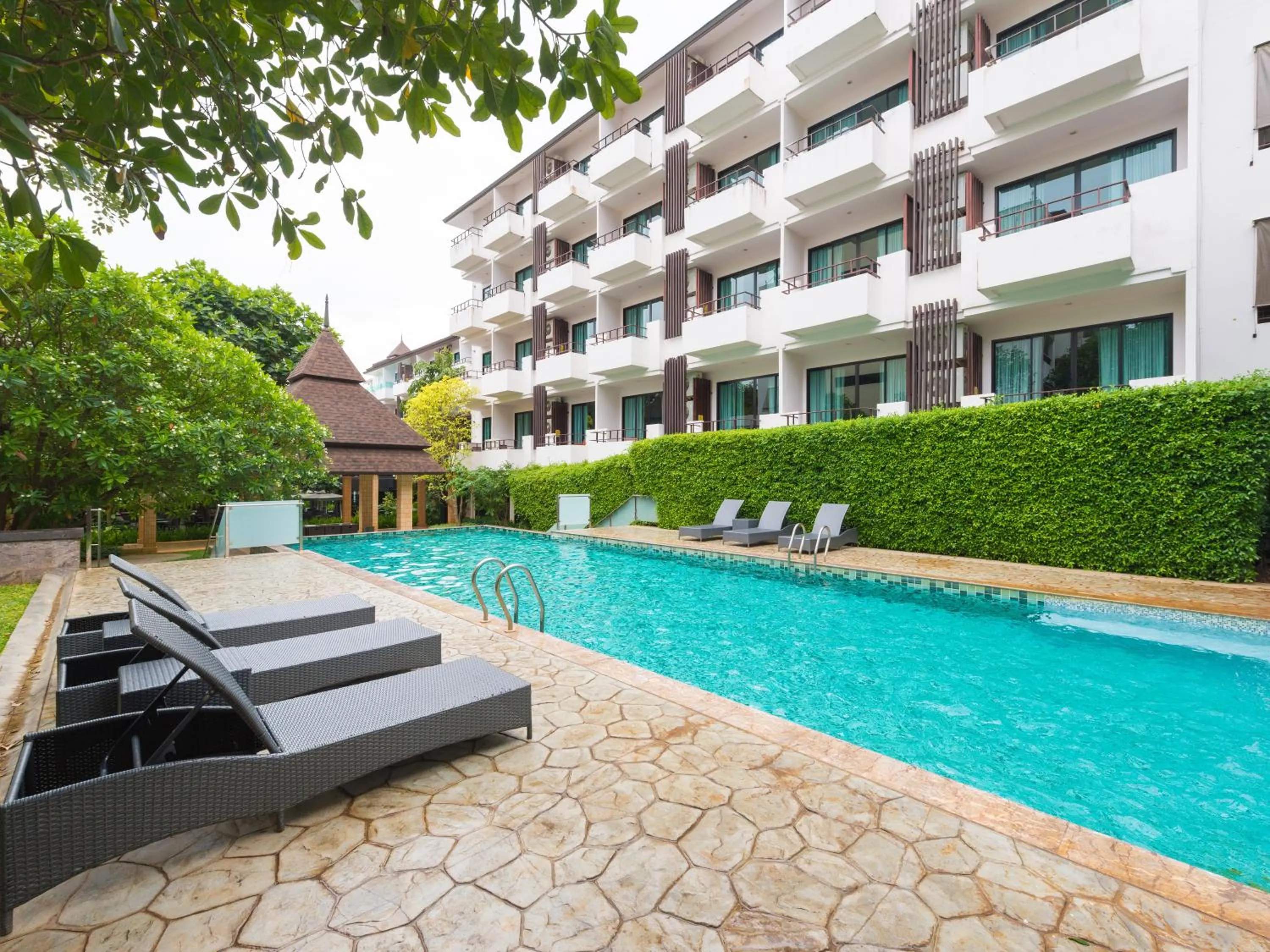 Swimming pool in The Greenery Resort Khao Yai