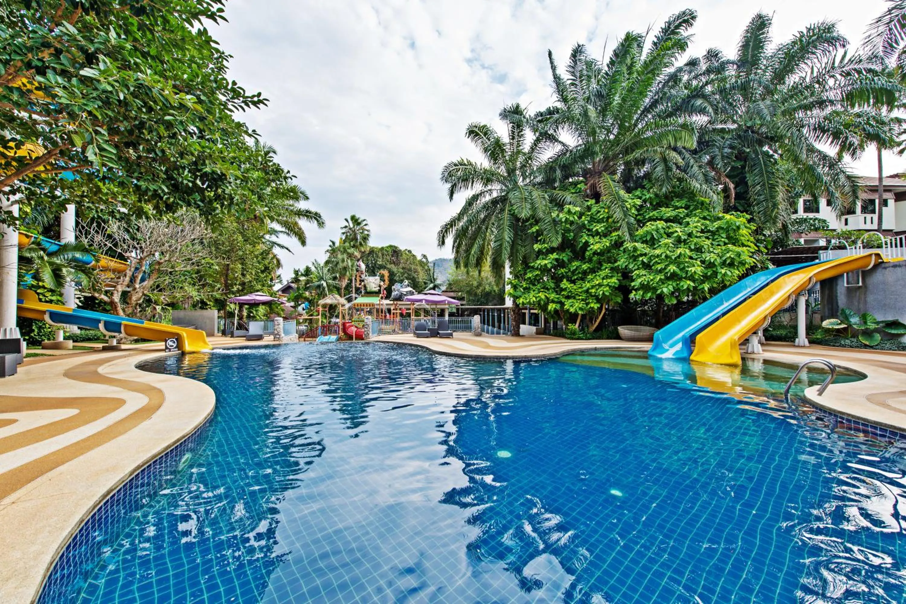 Pool view in The Greenery Resort Khao Yai