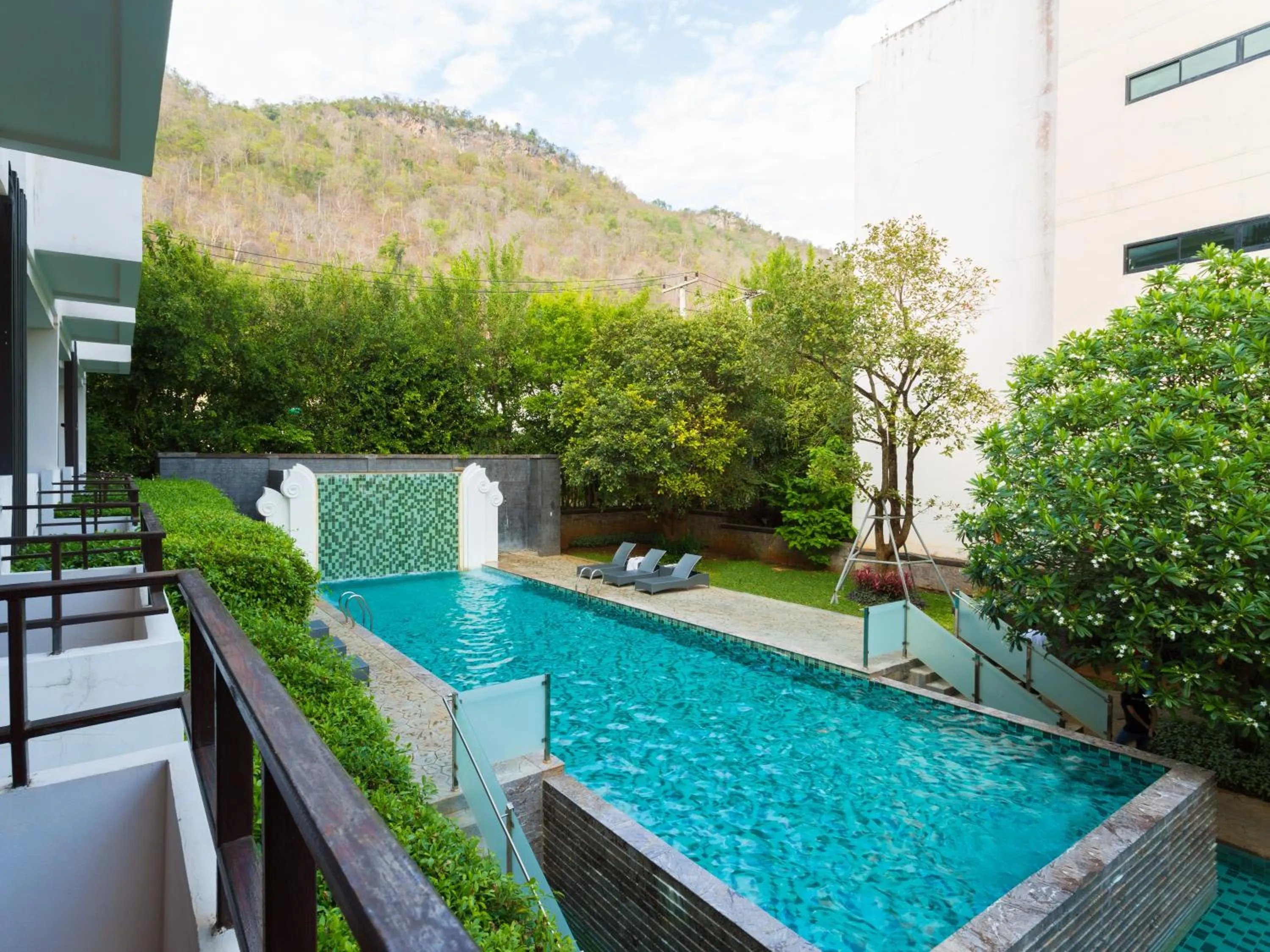Swimming pool in The Greenery Resort Khao Yai