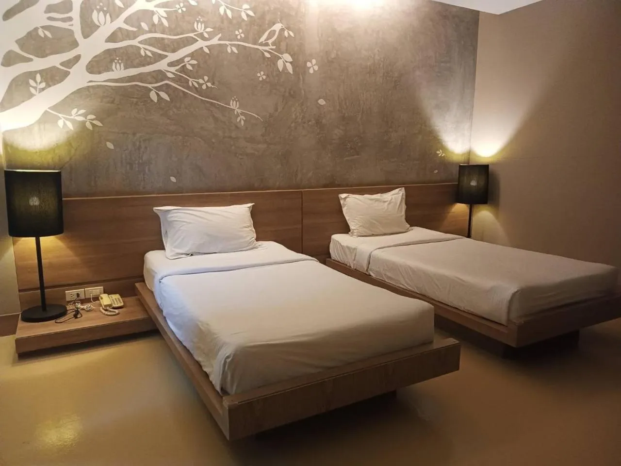 Bed in The Greenery Resort Khao Yai