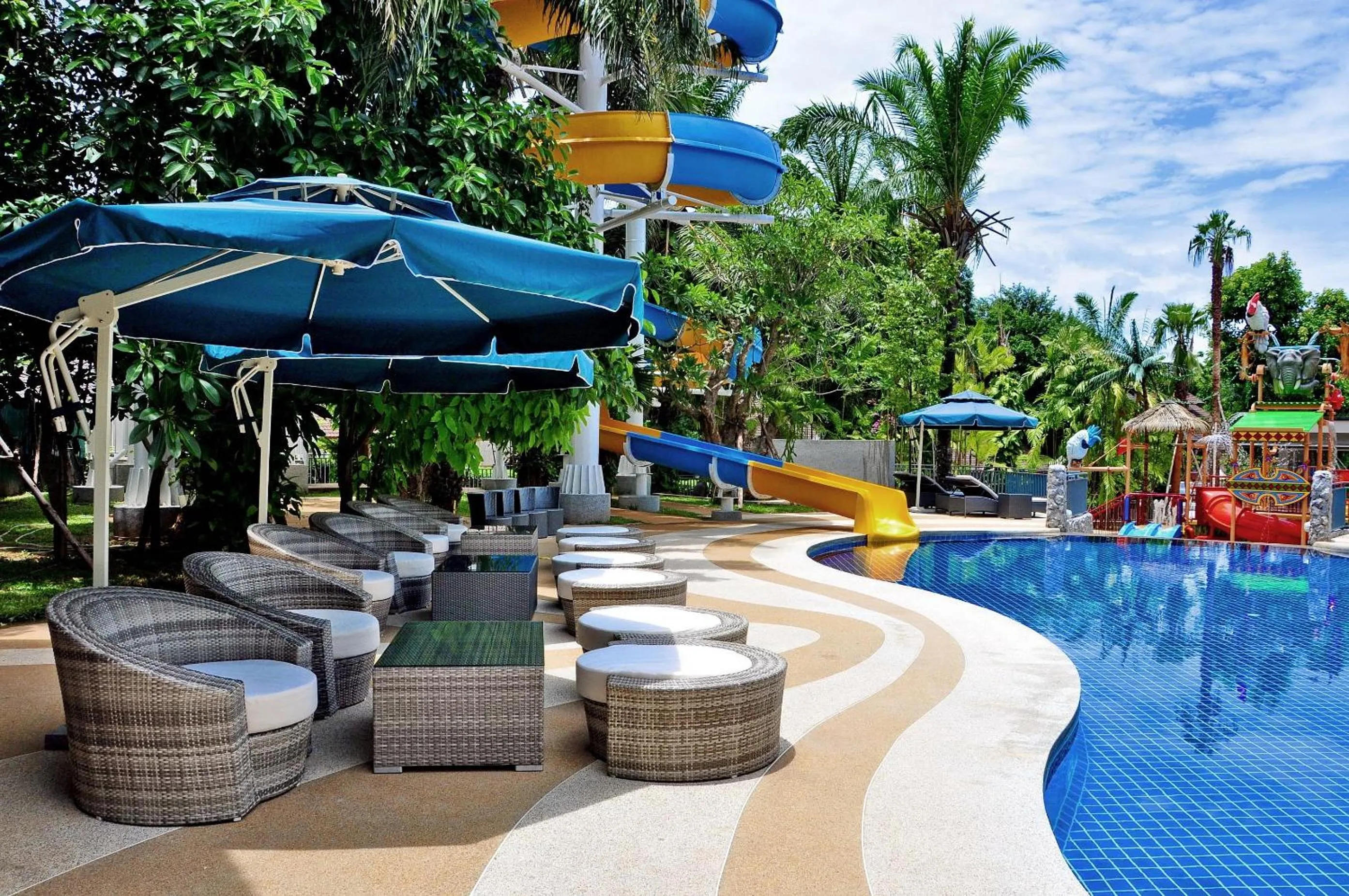 Swimming pool in The Greenery Resort Khao Yai