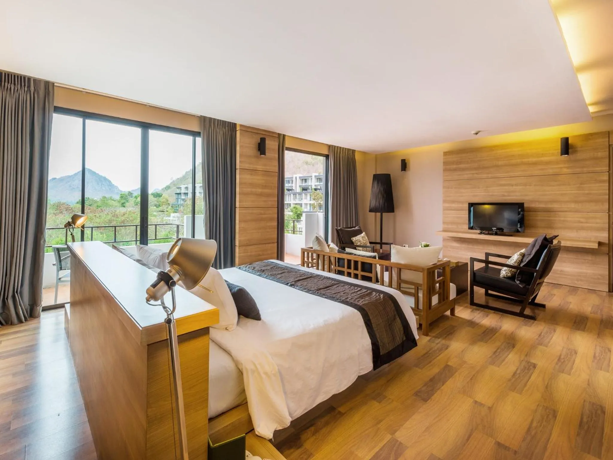 Bedroom, Bed in The Greenery Resort Khao Yai