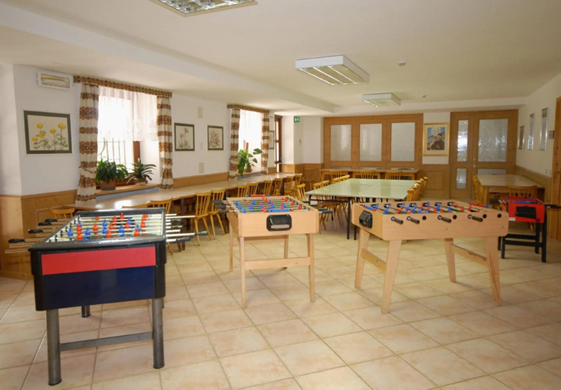 Communal lounge/ TV room in Casa Santa Maria