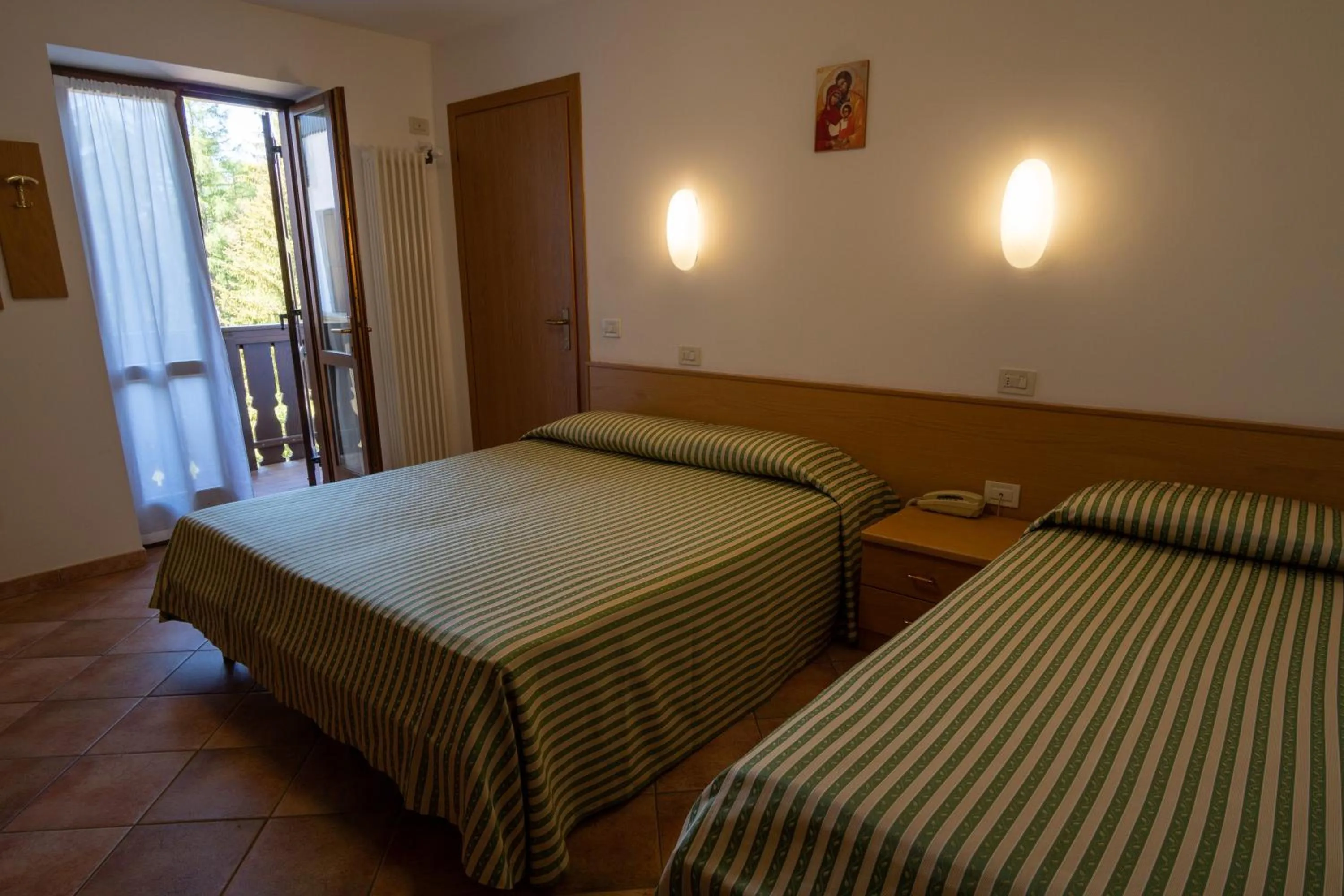 Balcony/Terrace, Bed in Casa Santa Maria