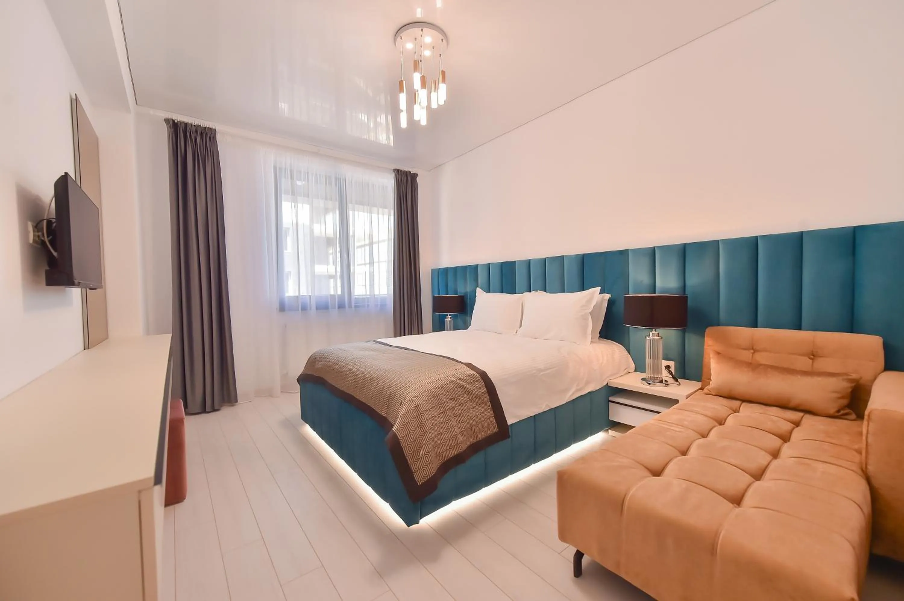 Bed in Hotel Building Stefan Resort I Sud