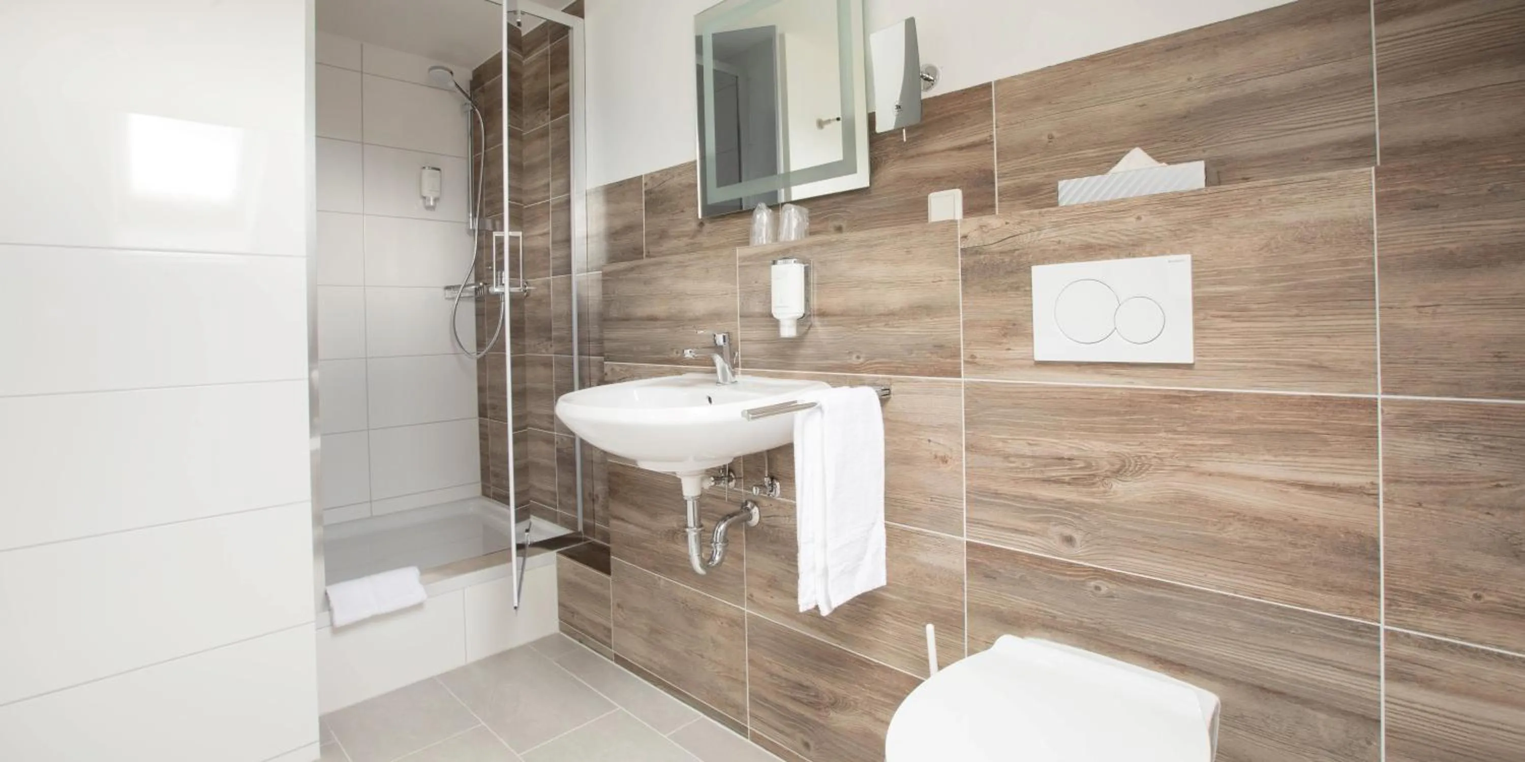 Bathroom in Hotel Das Augustin