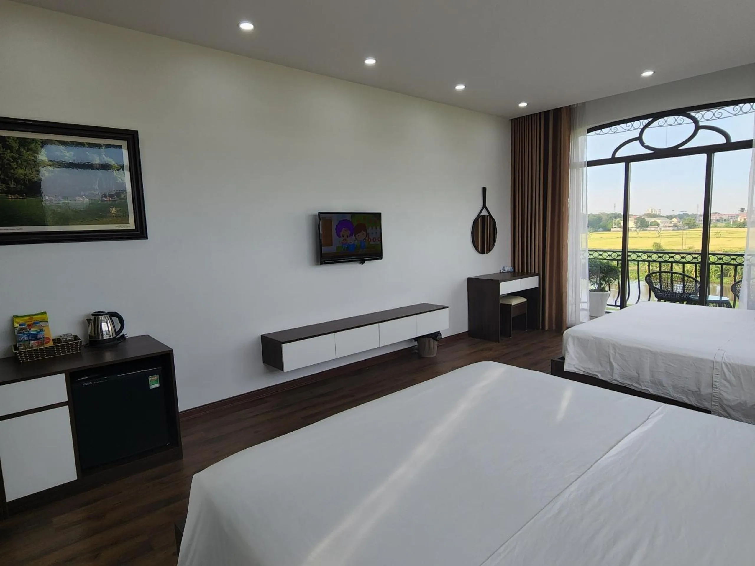 Bed in Lotus Hotel Ninh Bình