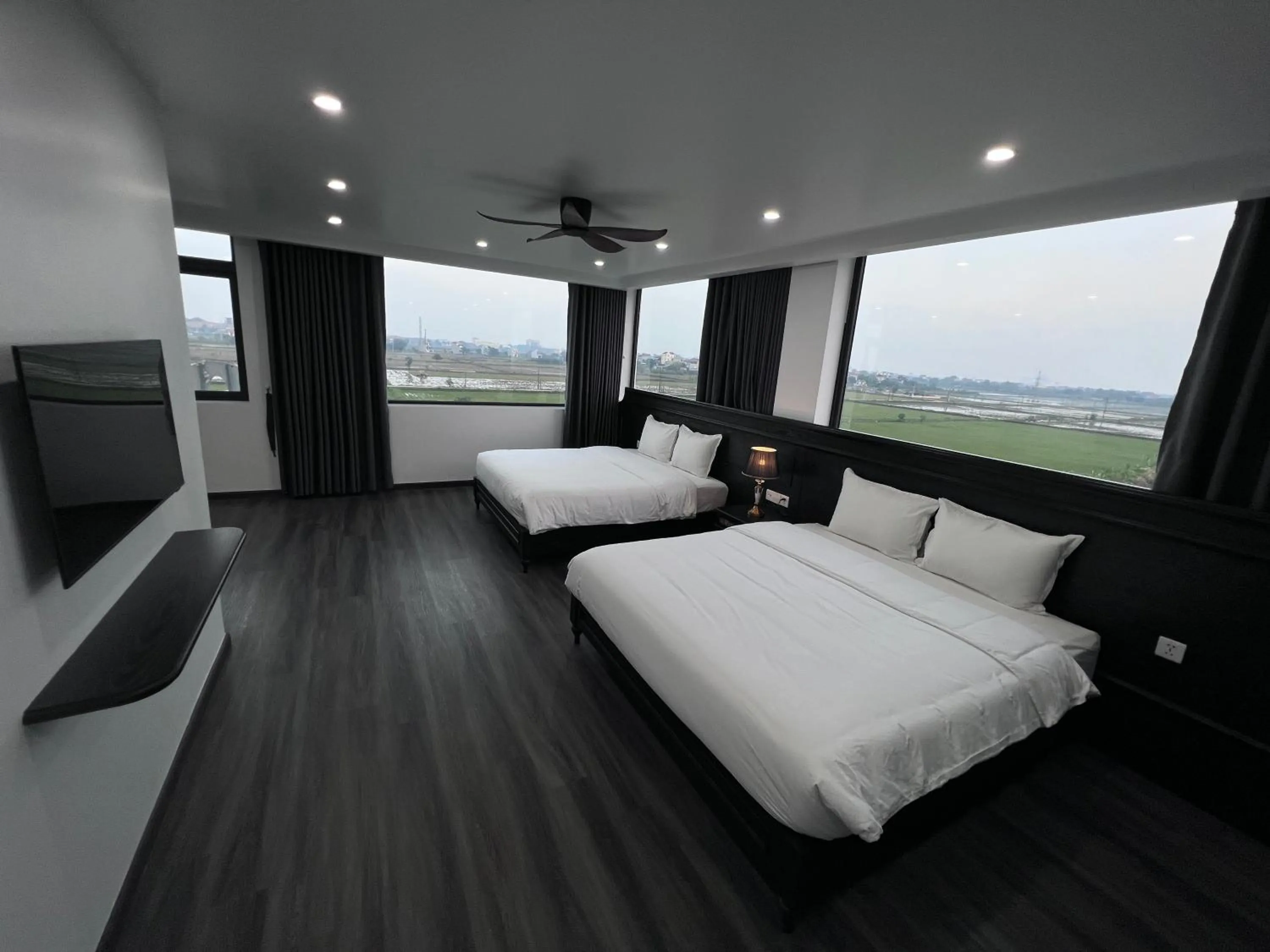 Bed in Lotus Hotel Ninh Bình