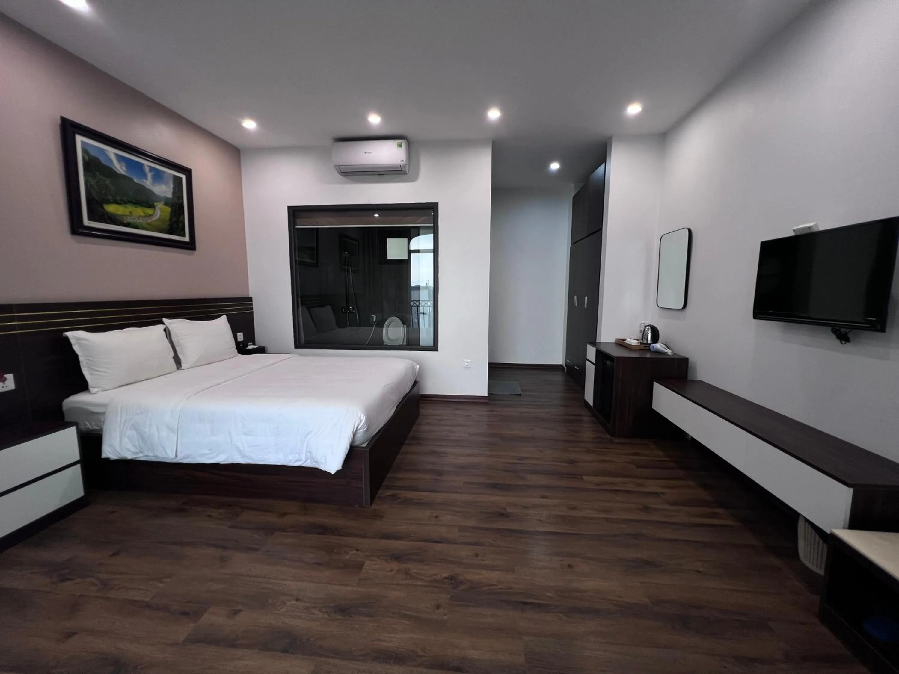 Bed in Lotus Hotel Ninh Bình