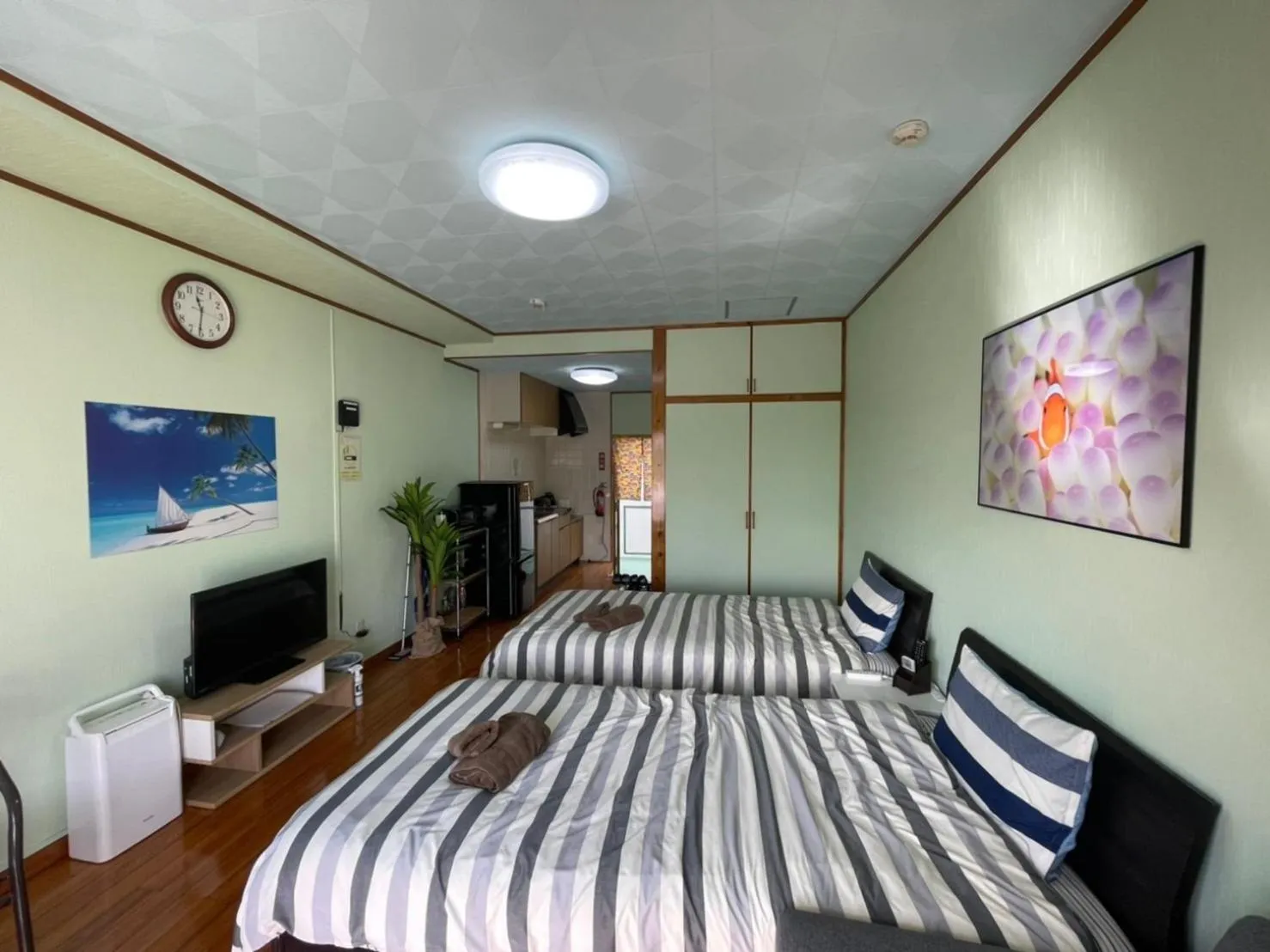 Bed in NAGO Sakura Resort Inn - Vacation STAY 14445v