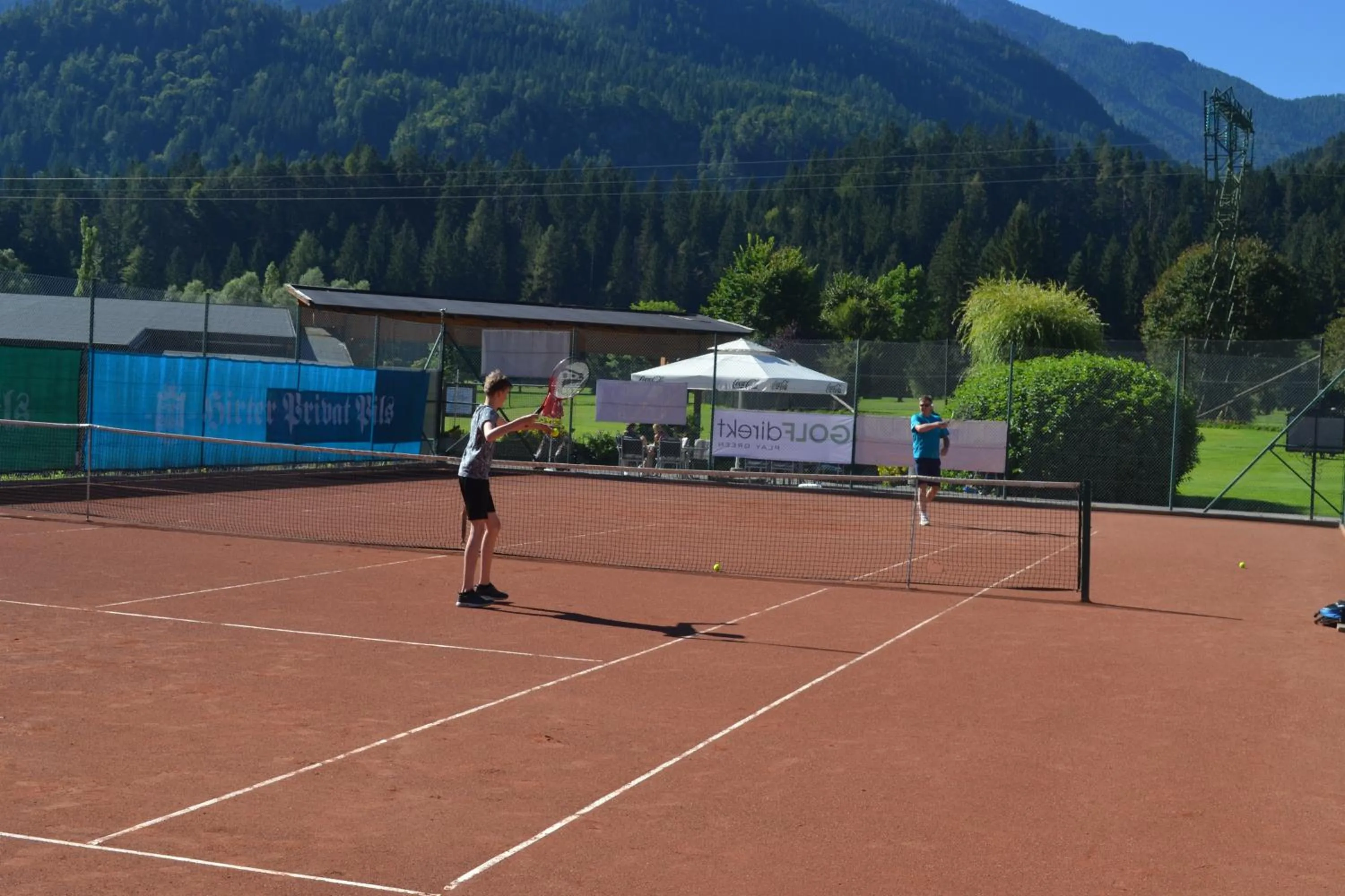 Tennis court in Hotel Berghof
