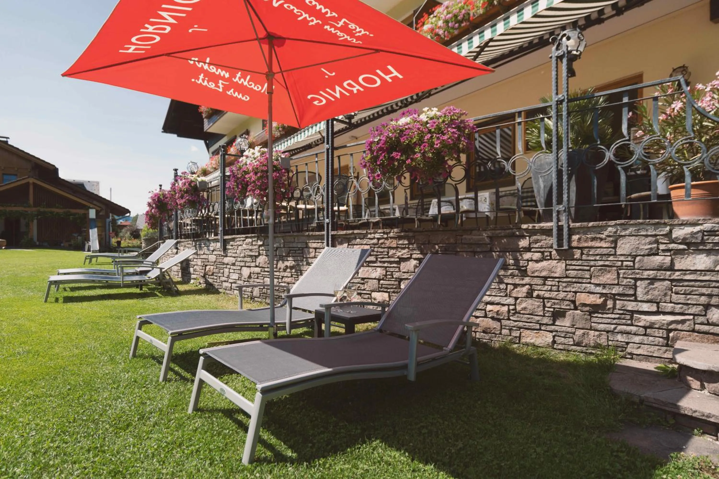 Garden in Hotel Berghof