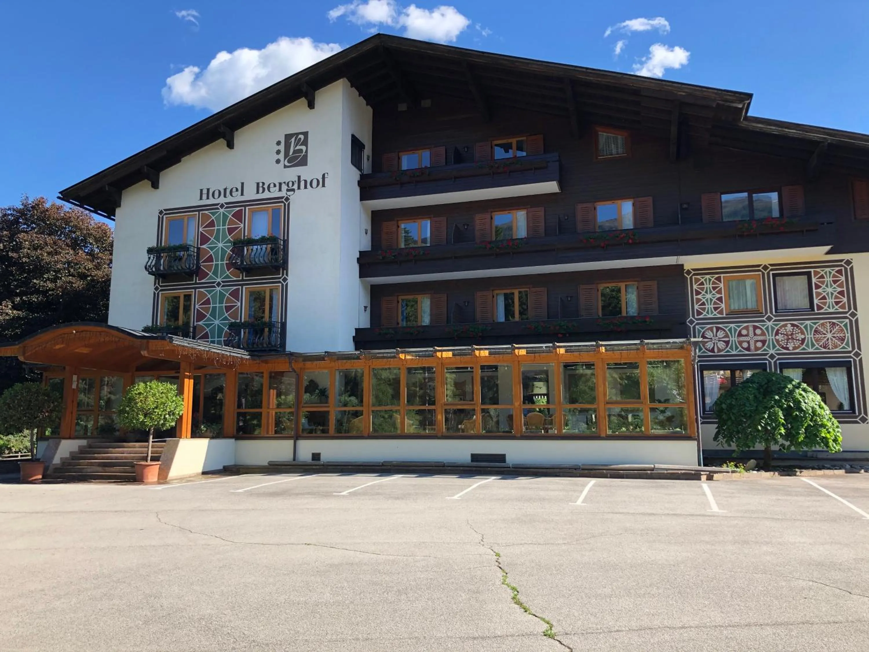 Facade/entrance in Hotel Berghof