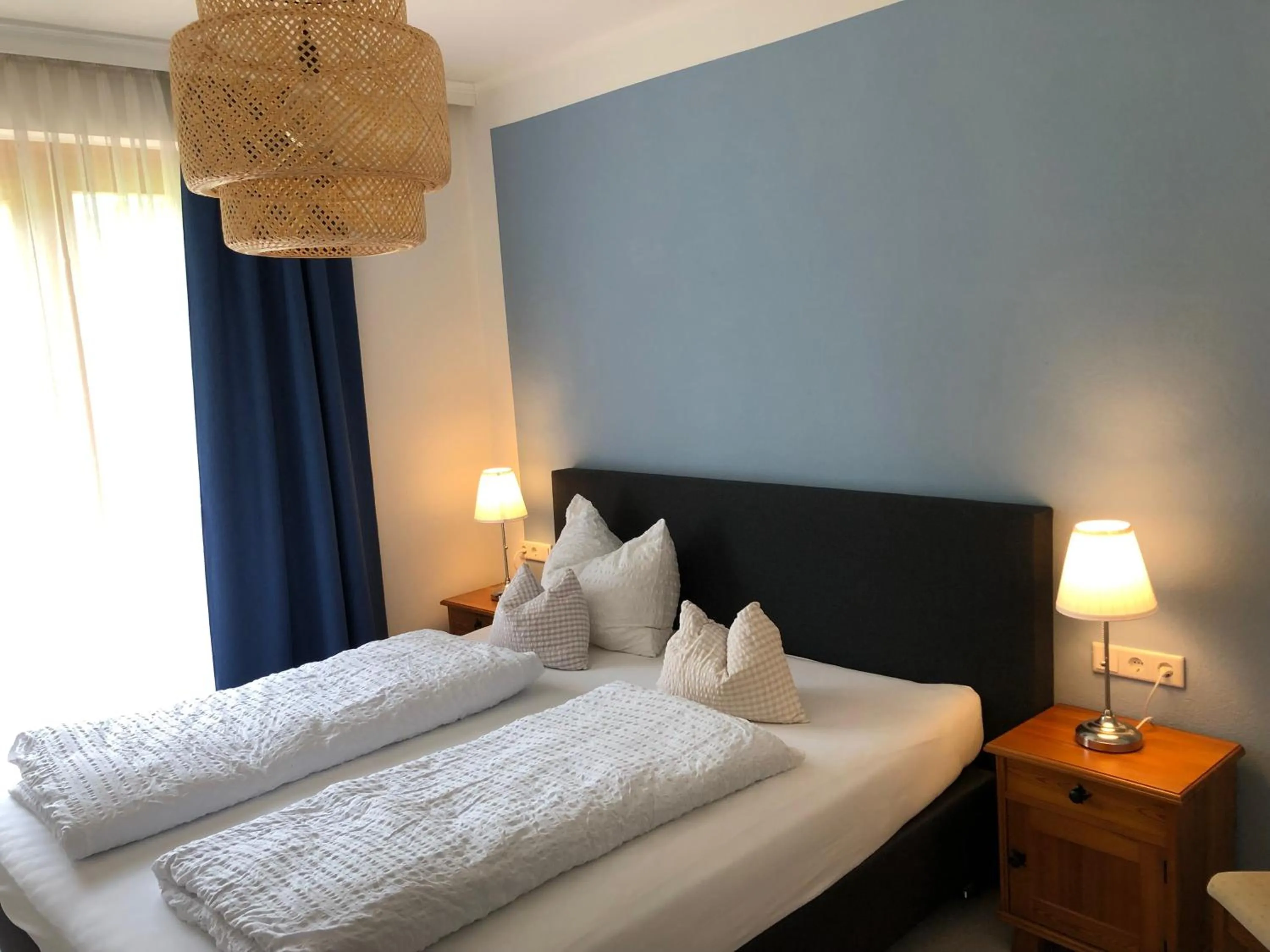 Bed in Hotel Berghof