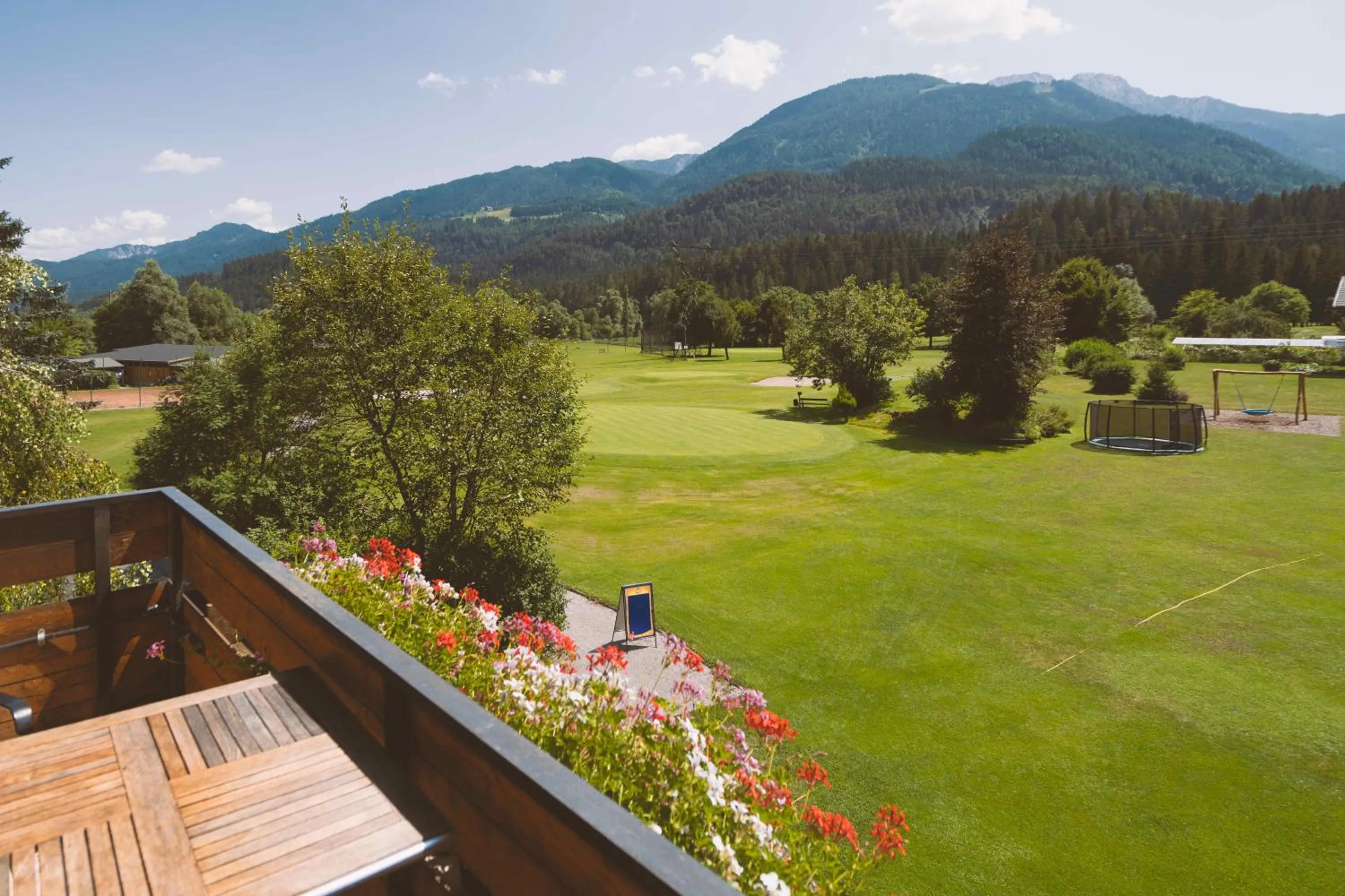 Garden in Hotel Berghof