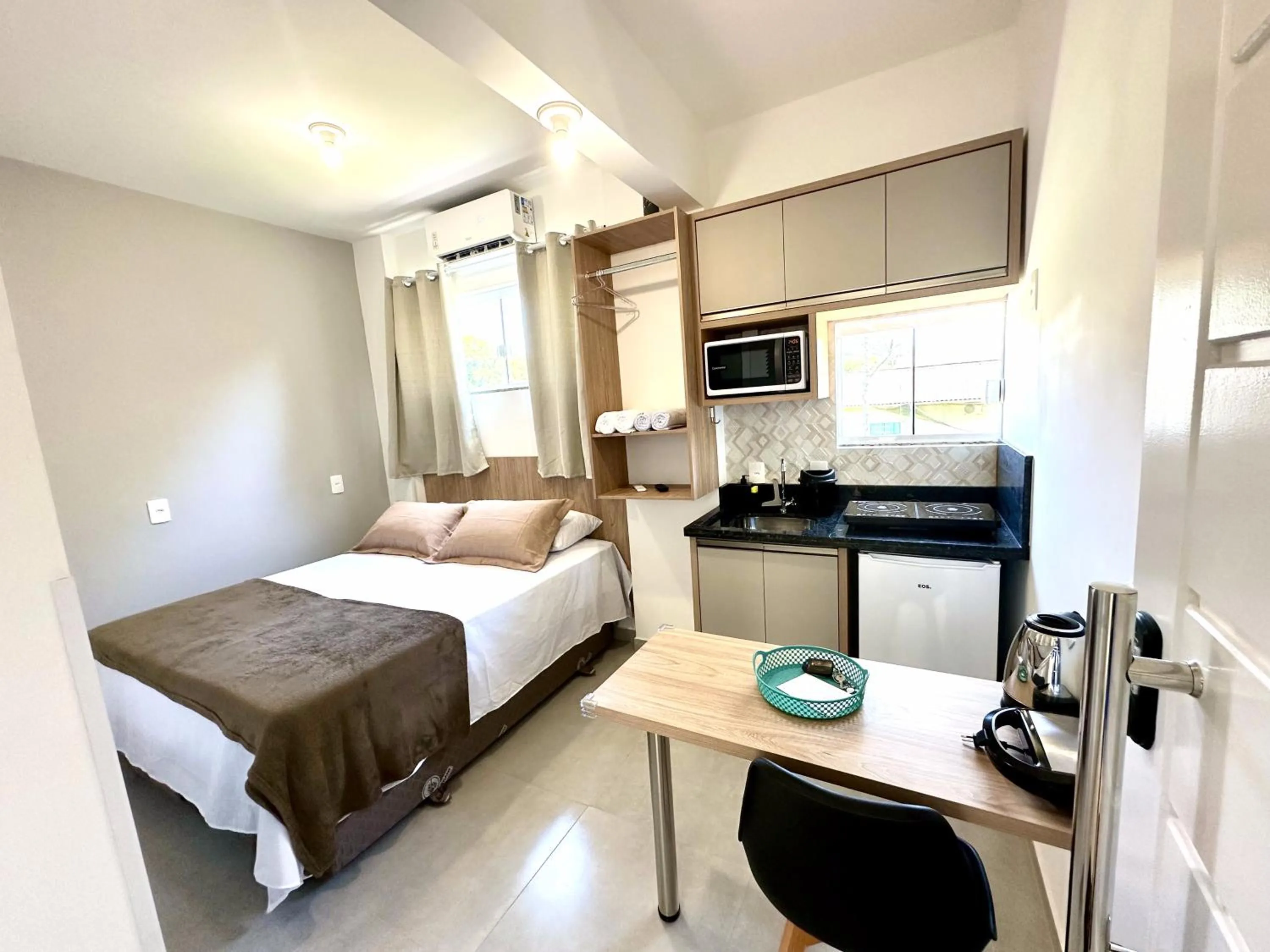 heating, Bed in Ecomarine Apart-hotel 800 m Beto Carrero