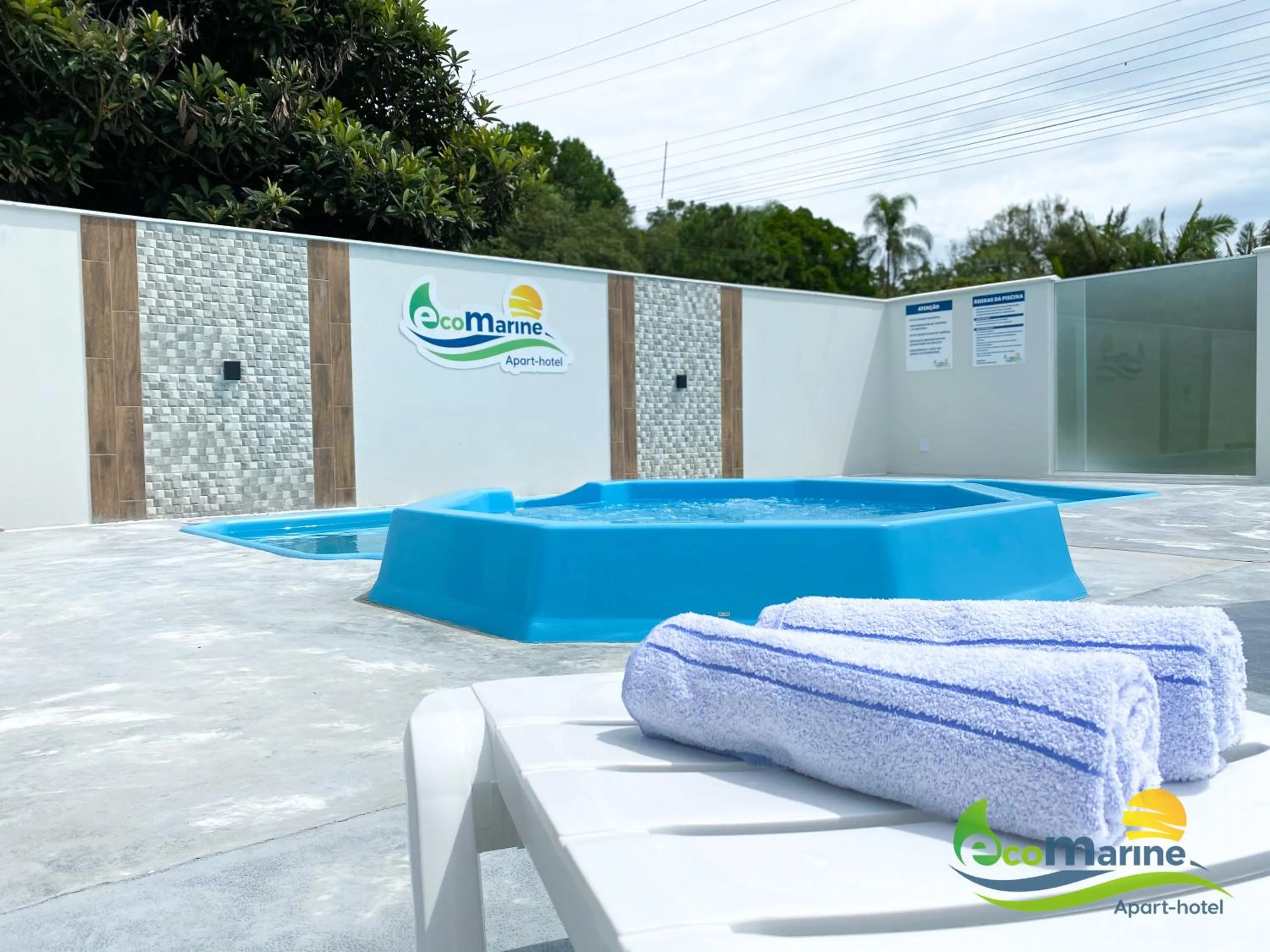 Hot Tub in Ecomarine Apart-hotel 800 m Beto Carrero