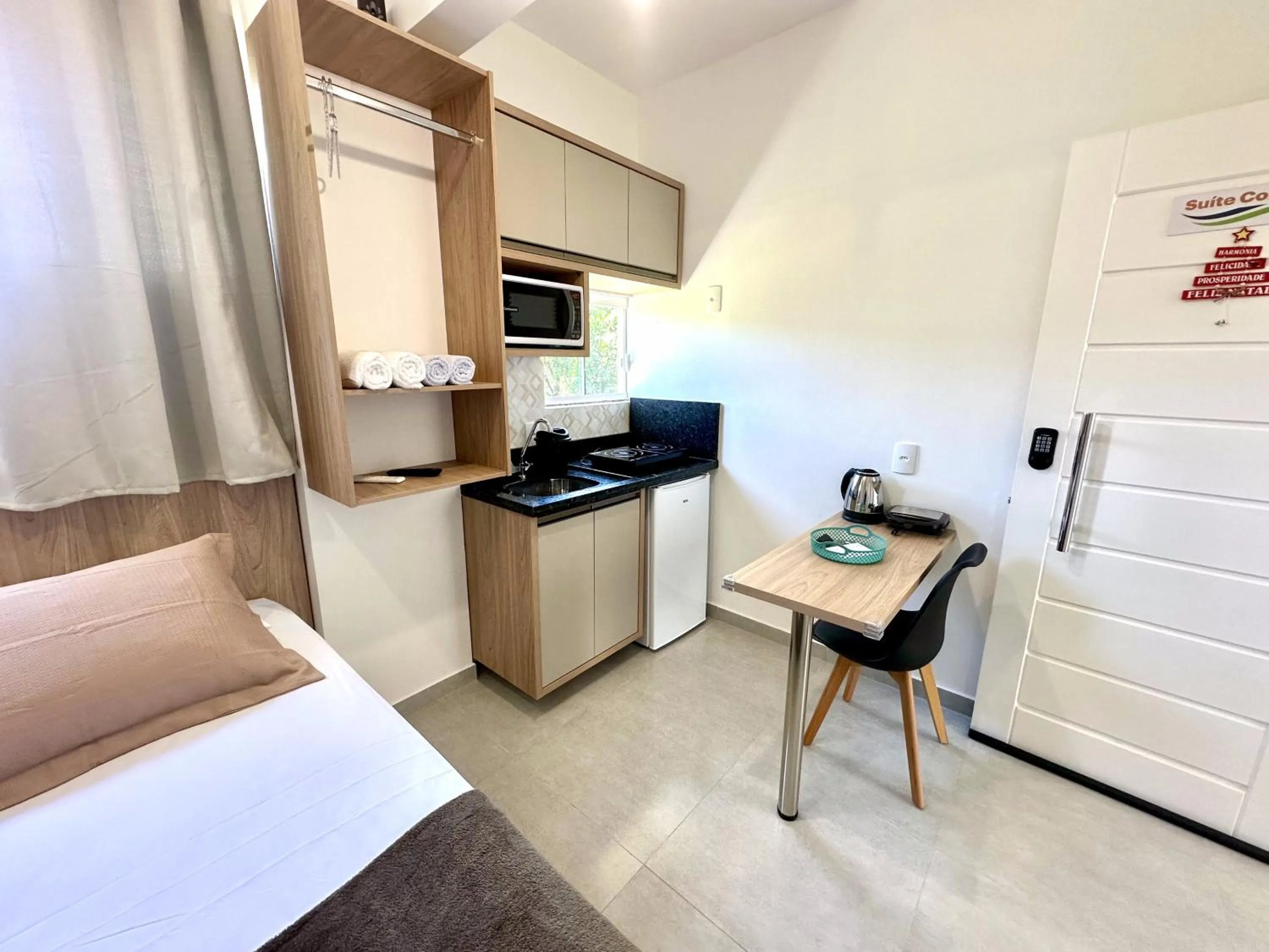 Bedroom, Bed in Ecomarine Apart-hotel 800 m Beto Carrero