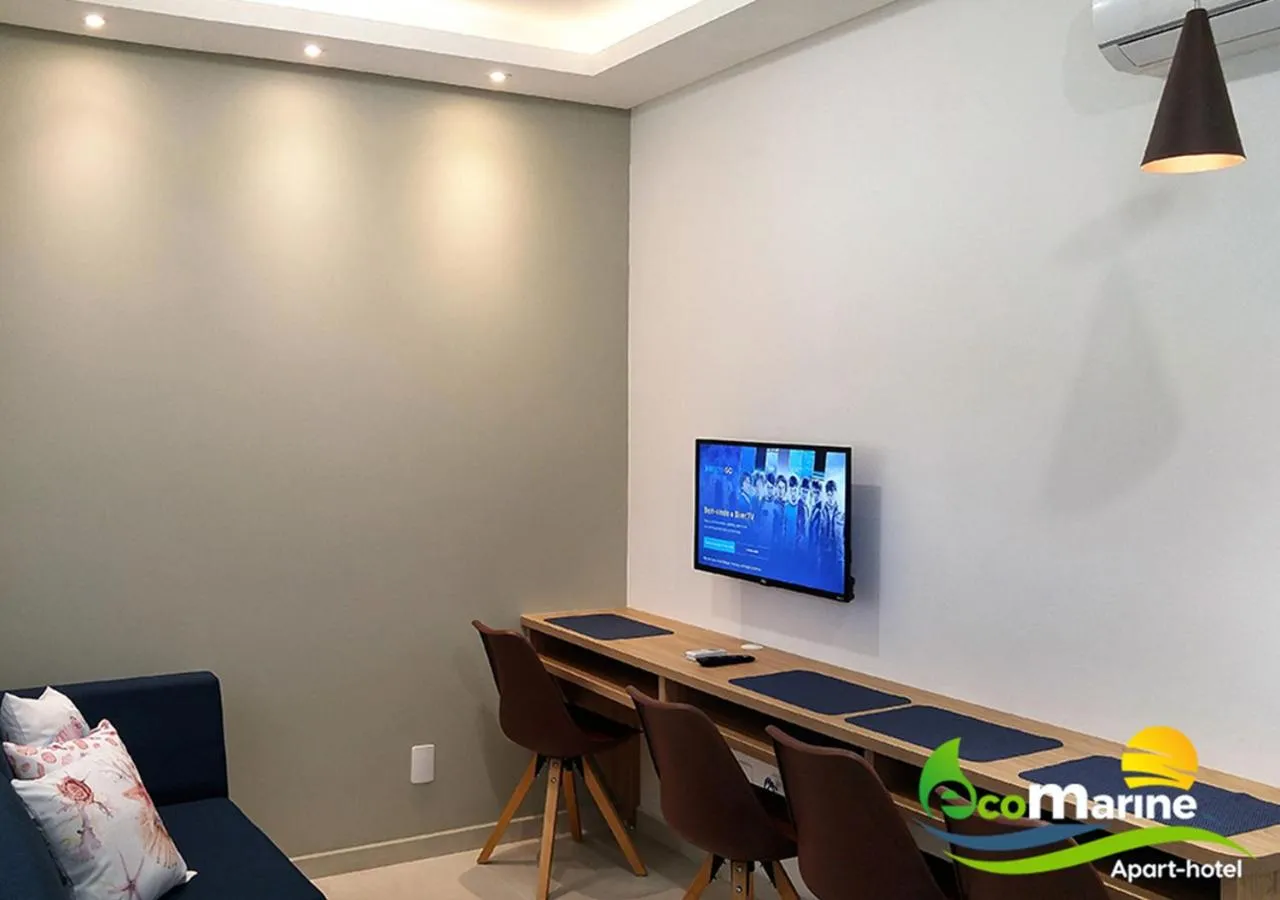 Communal lounge/ TV room in Ecomarine Apart-hotel 800 m Beto Carrero