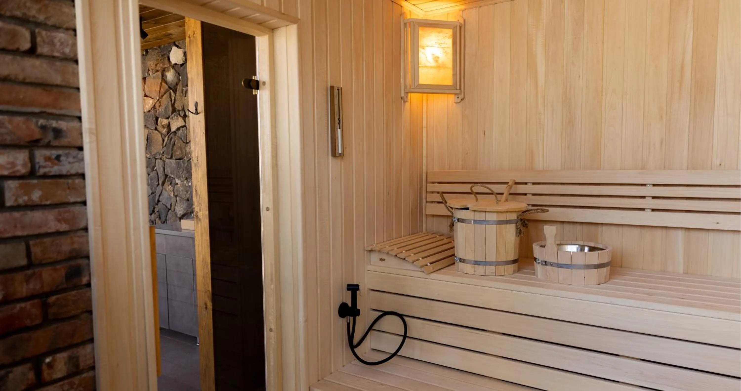 Sauna in Dilijani Tun Hotel & Restaurant