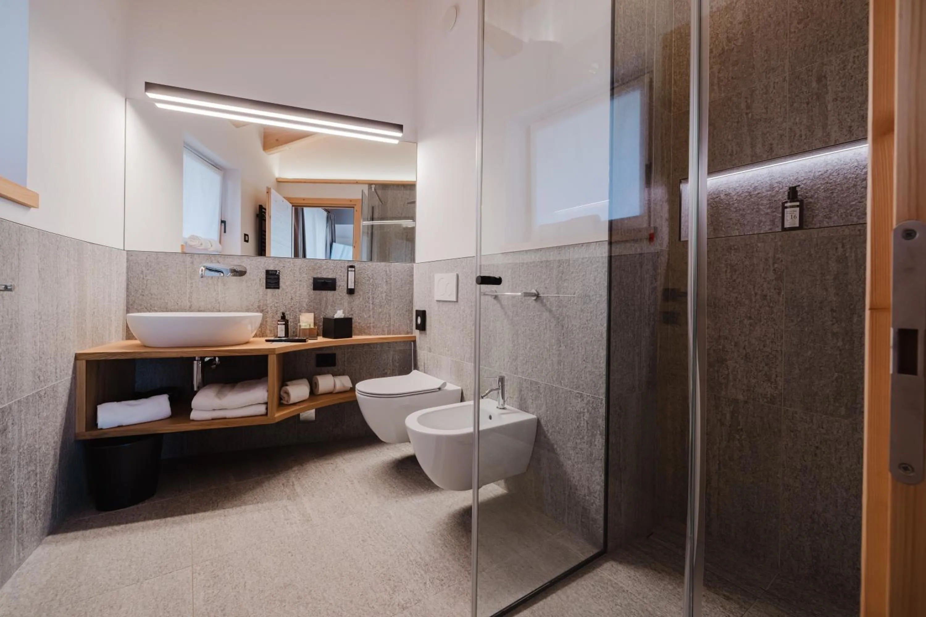 Shower in Hotel Li Anta Rossa - Adults Only