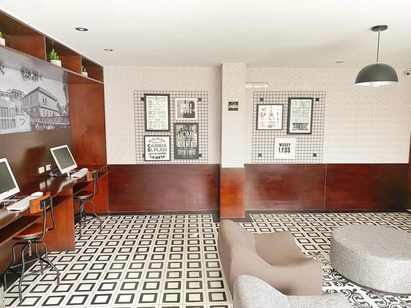 Seating area in Osma by Wynwood House