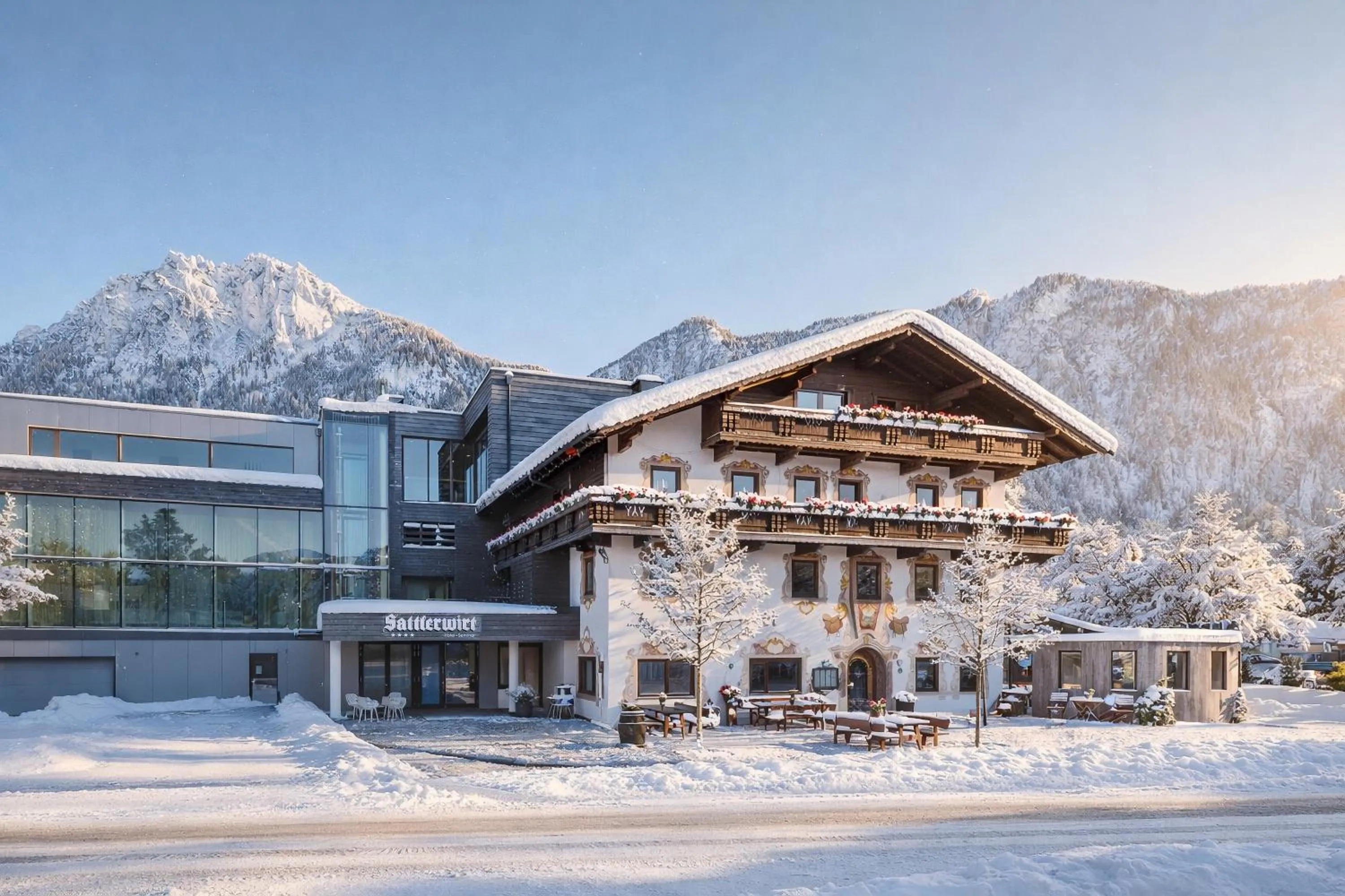 Property building in Hotel Wirtshaus Sattlerwirt