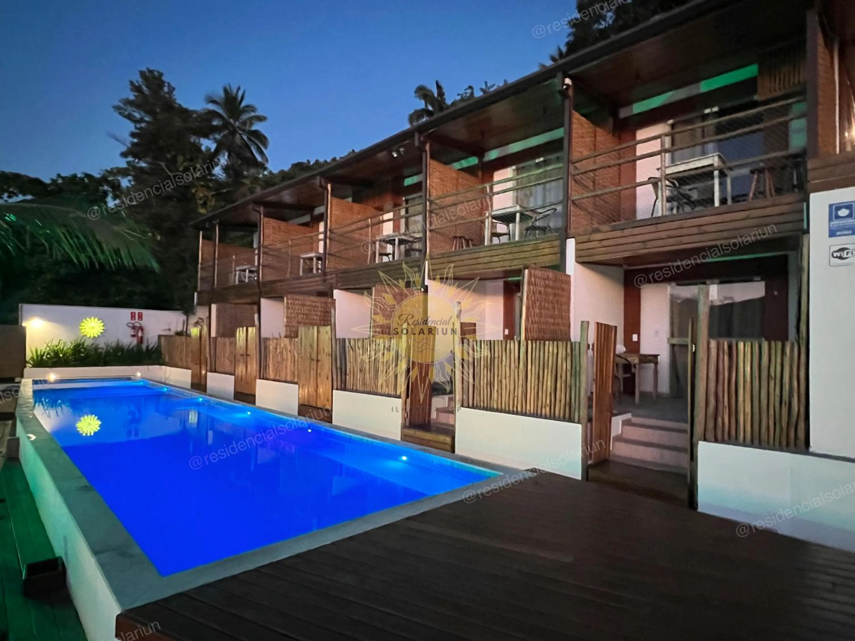 Swimming pool in Residencial Solariun Ilhabela