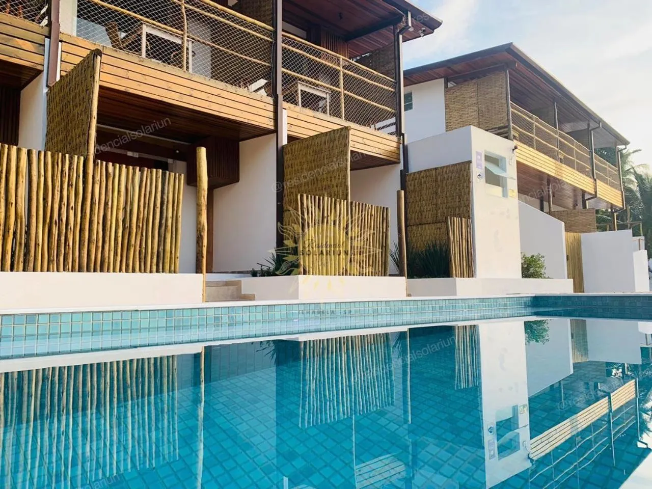 Swimming pool in Residencial Solariun Ilhabela