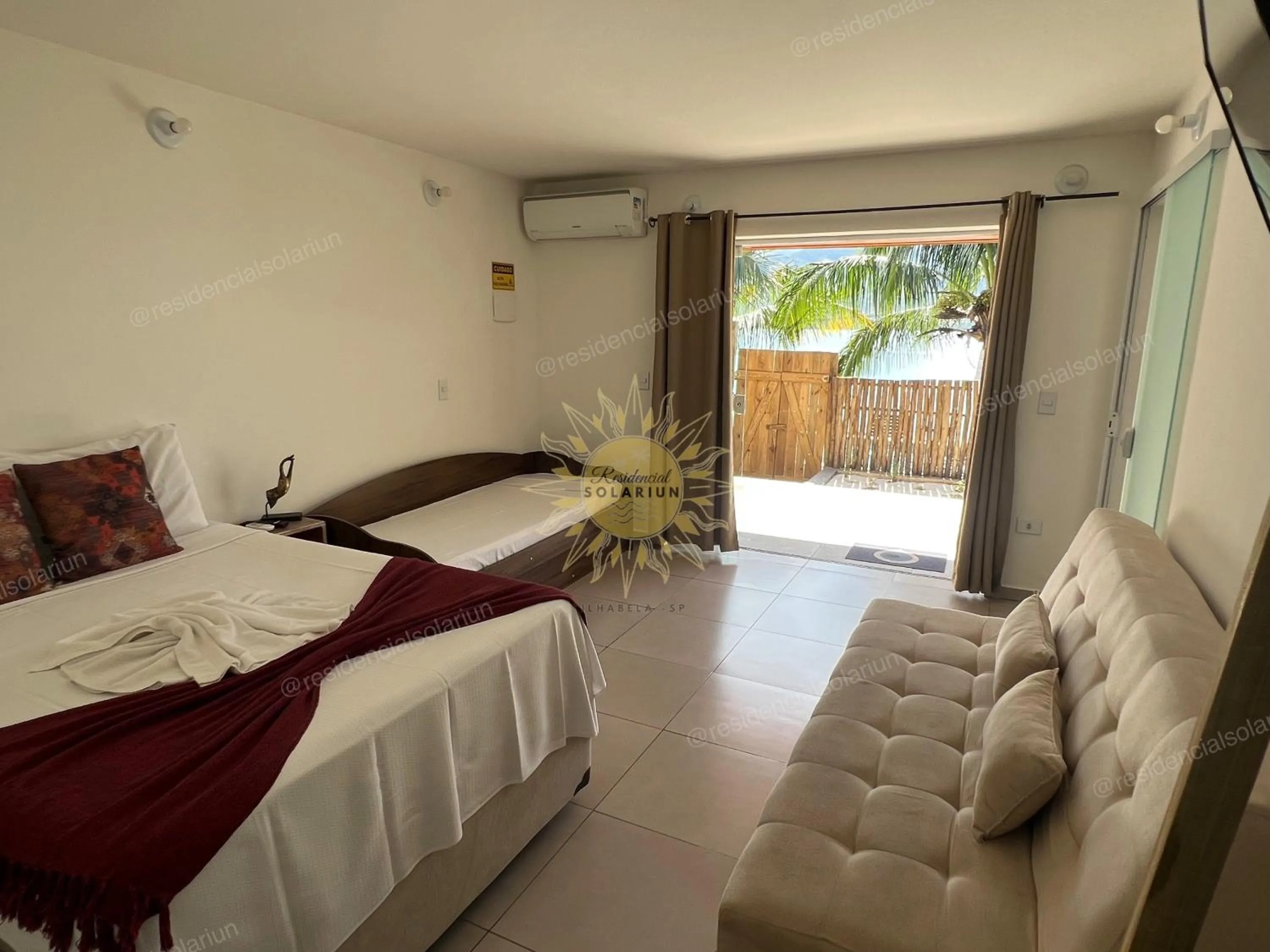 Bed in Residencial Solariun Ilhabela